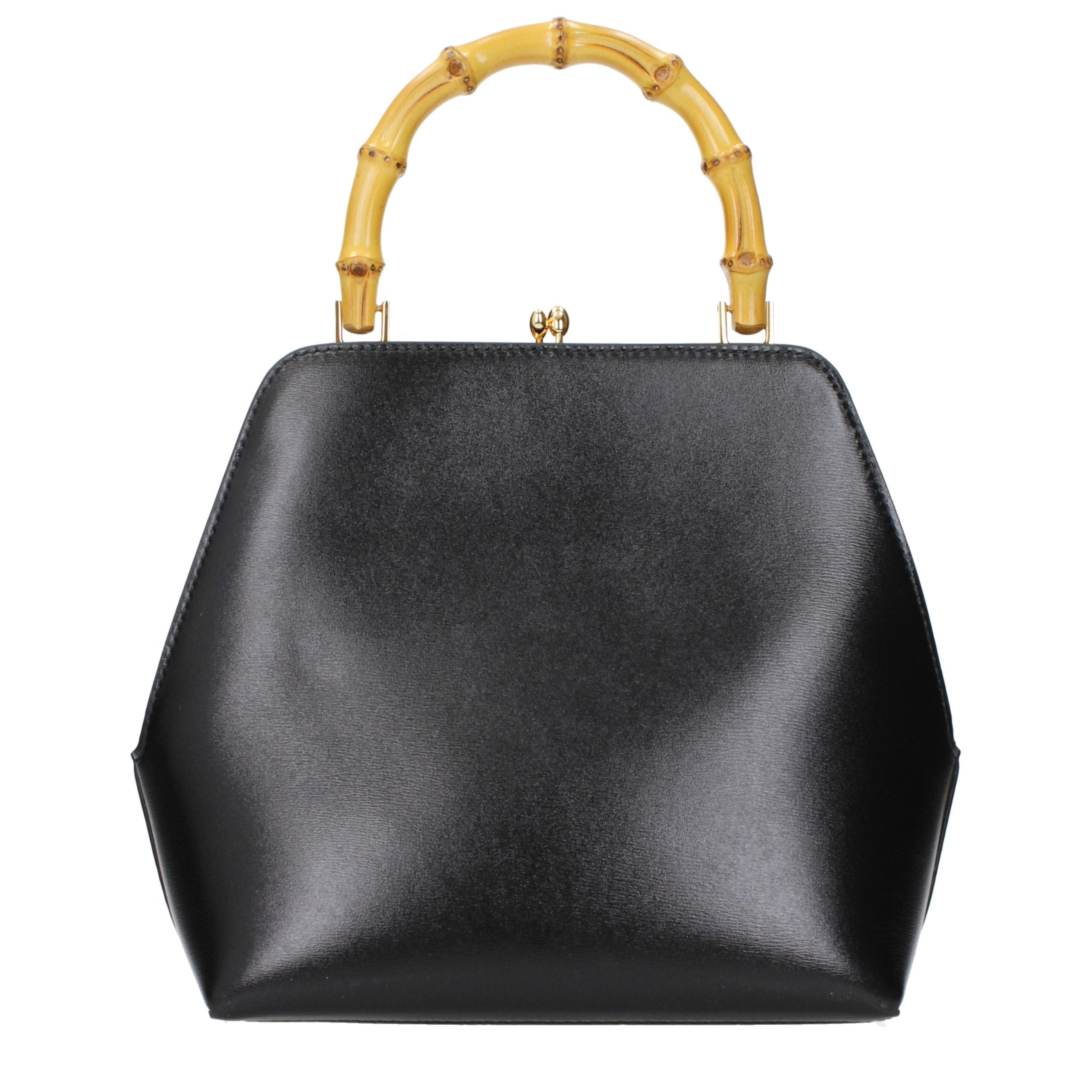 Jil Sander Goji Bamboo Square - Black with Gold