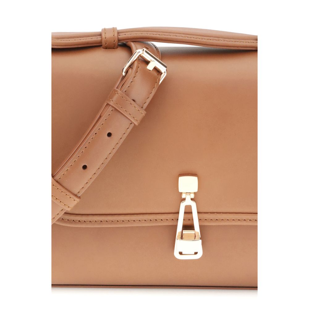 Gabriela Hearst Leonora Small Flap Bag - Cognac Nappa Leather