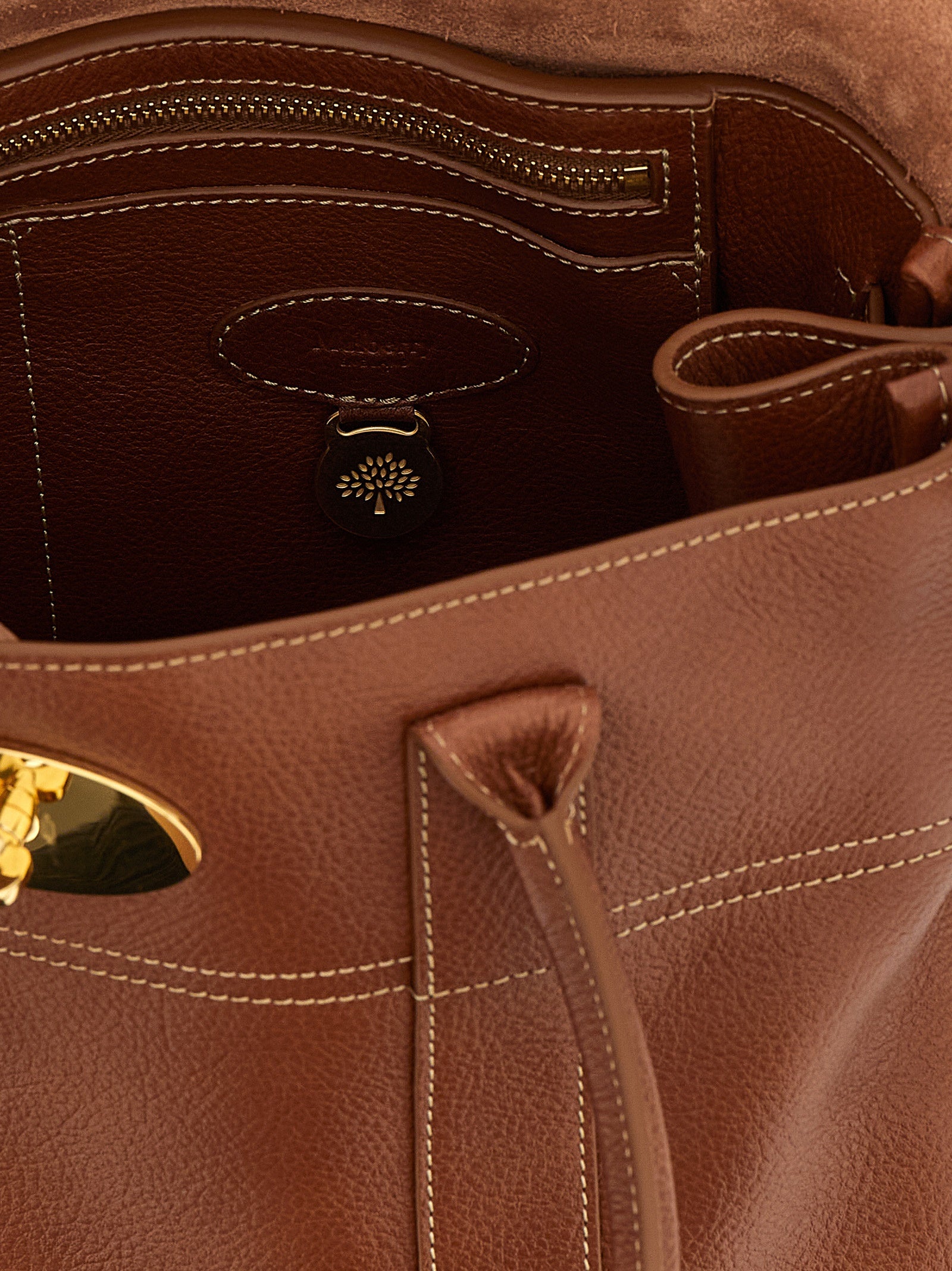 Mulberry Bayswater Shoulder Bag - Oak NVT