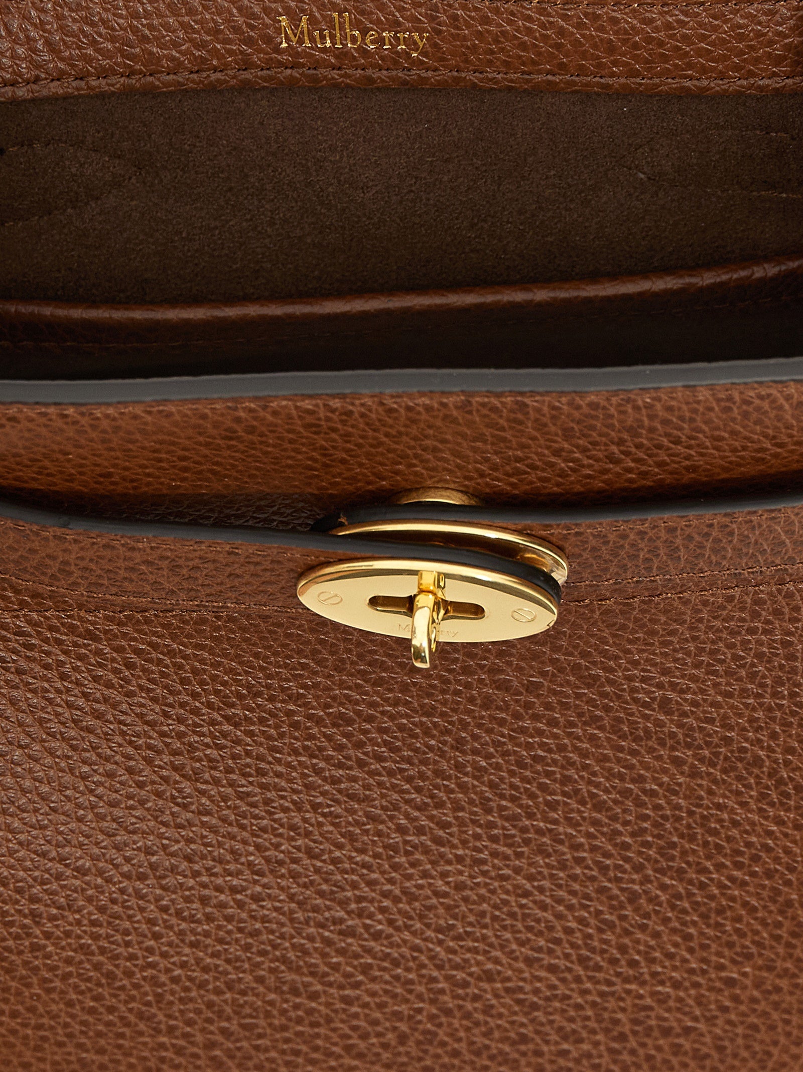 Mulberry Islington Small Bucket Bag - Oak Two-Tone Classic Grain