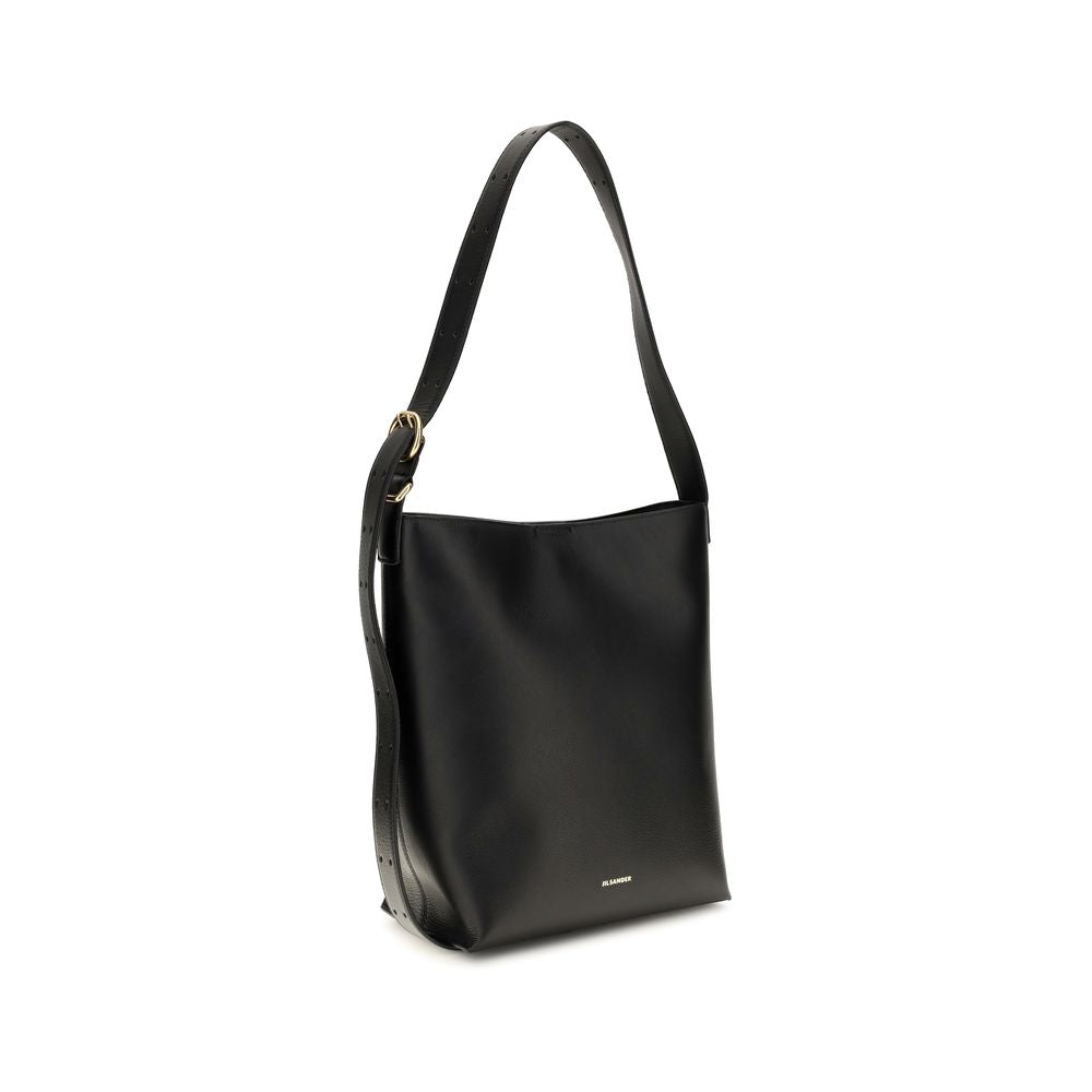 Jil Sander Cannolo Tote Bag - Black