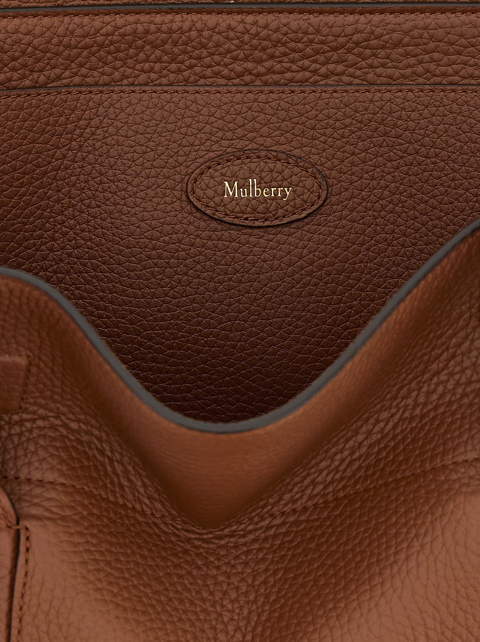 Mulberry Small Soft Bayswater - Bright Oak Heavy Grain
