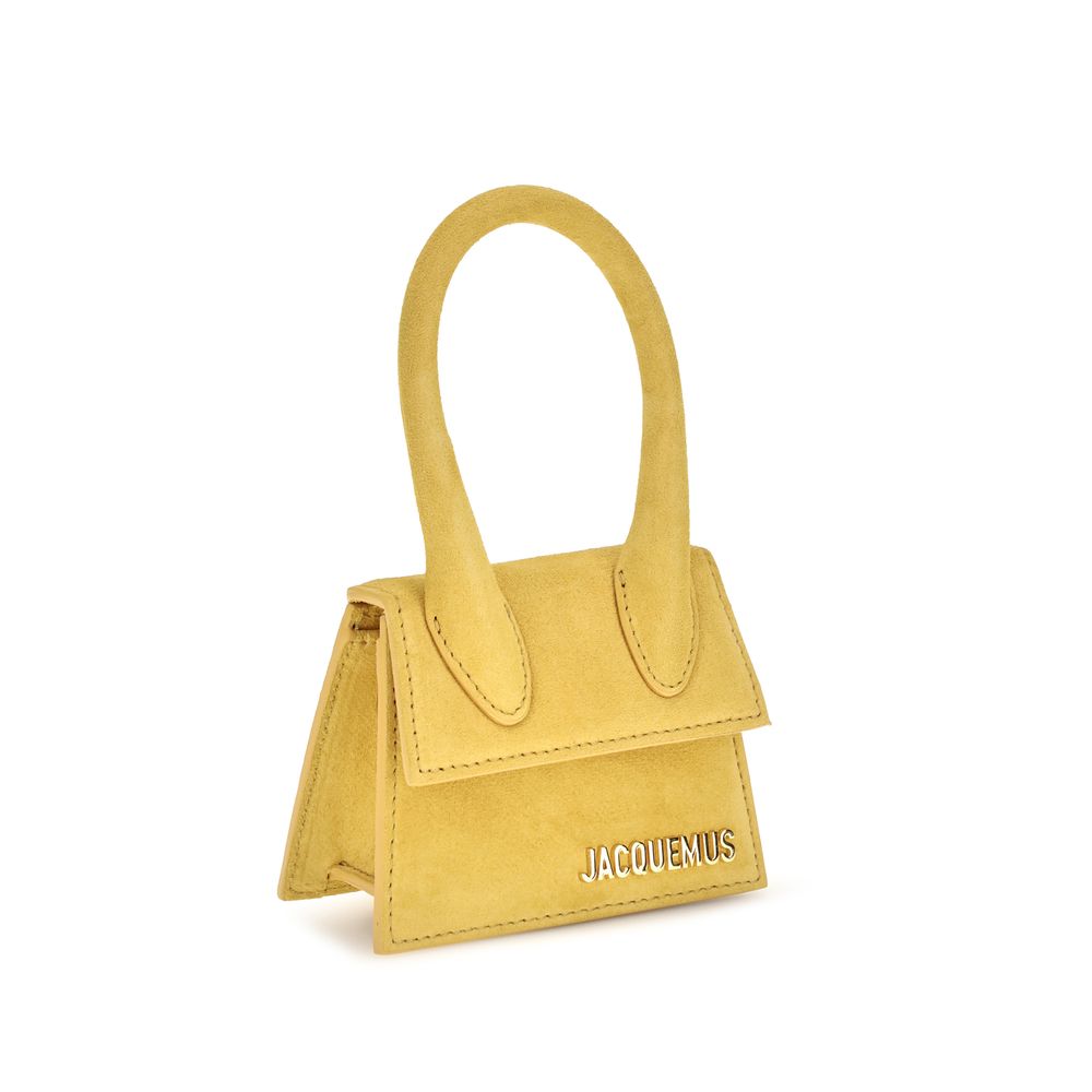Jacquemus Le Chiquito Mini Handbag - Dark Yellow Suede