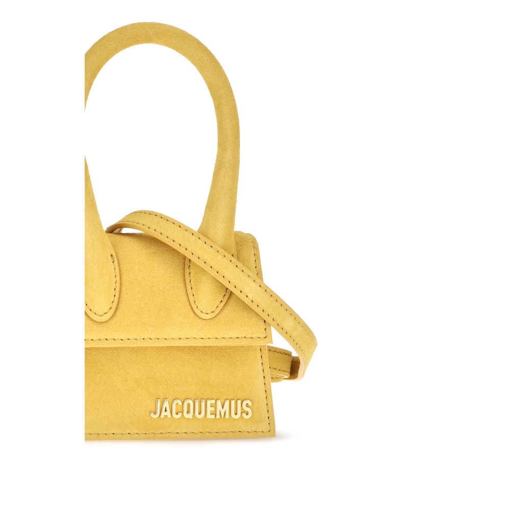 Jacquemus Le Chiquito Mini Handbag - Dark Yellow Suede