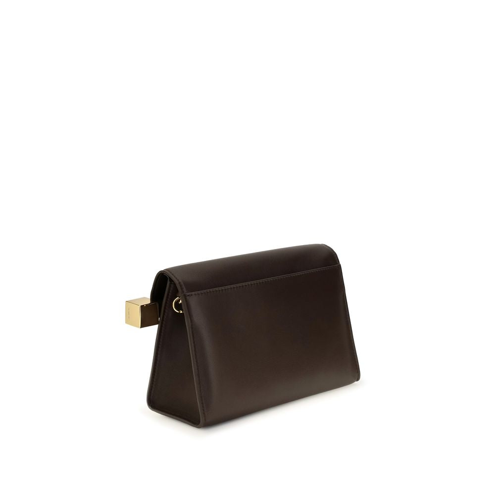 Jacquemus Le Rond Carré Bag - Midnight Brown