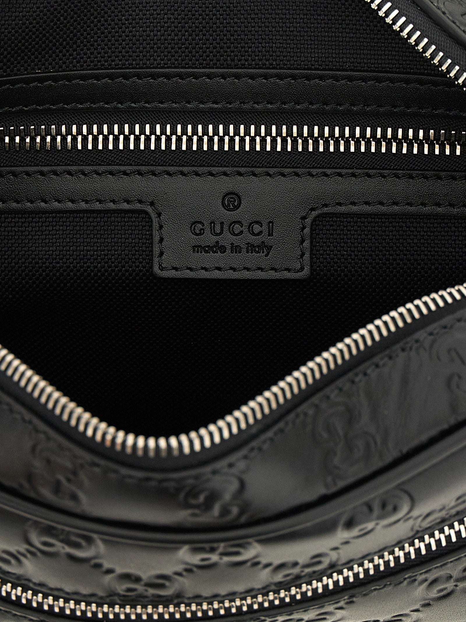 Gucci GG Emblem Small Crossbody Bag - Black