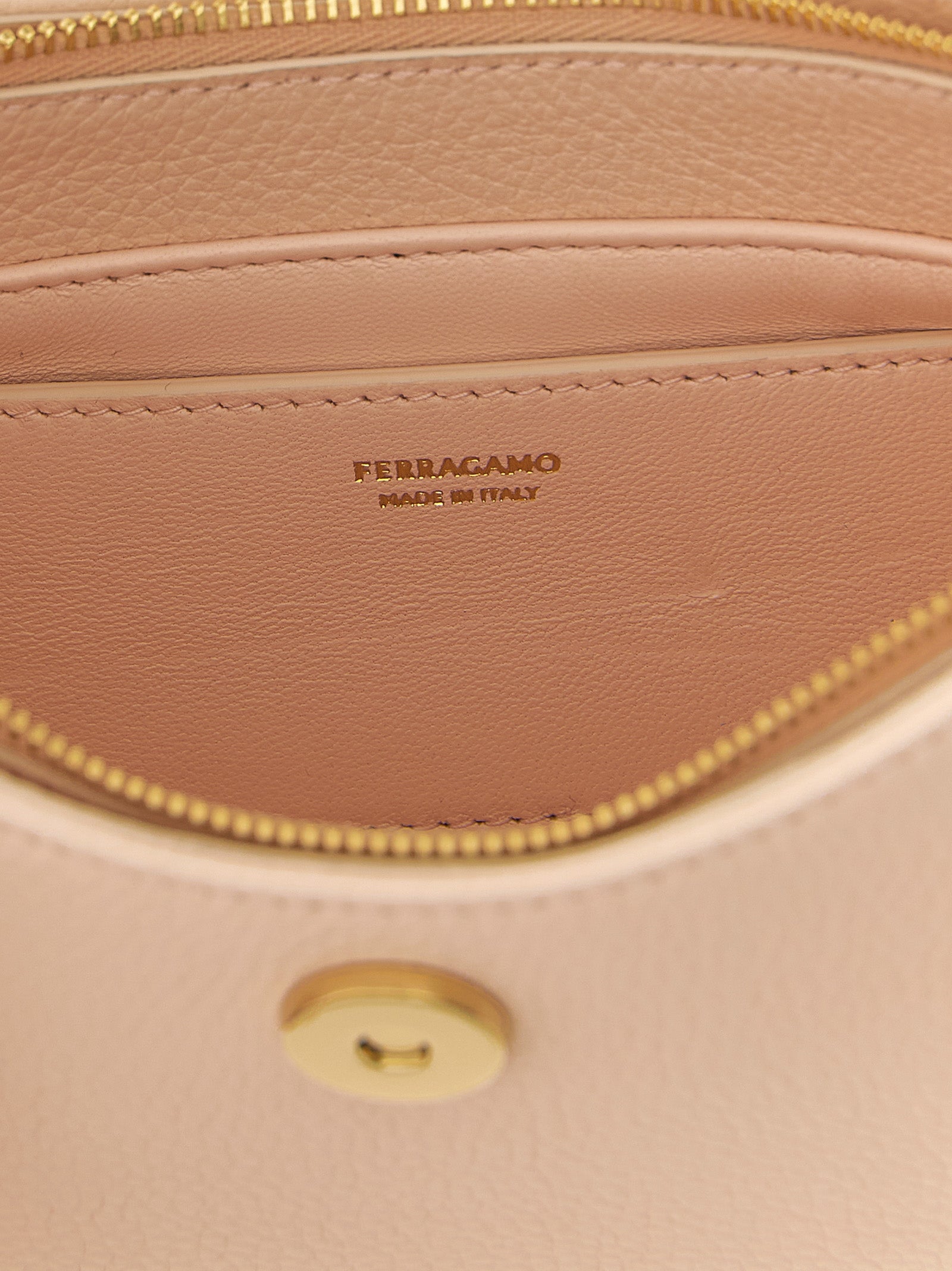 Ferragamo Double Gancini Mini Shoulder Bag - Ballet Pink