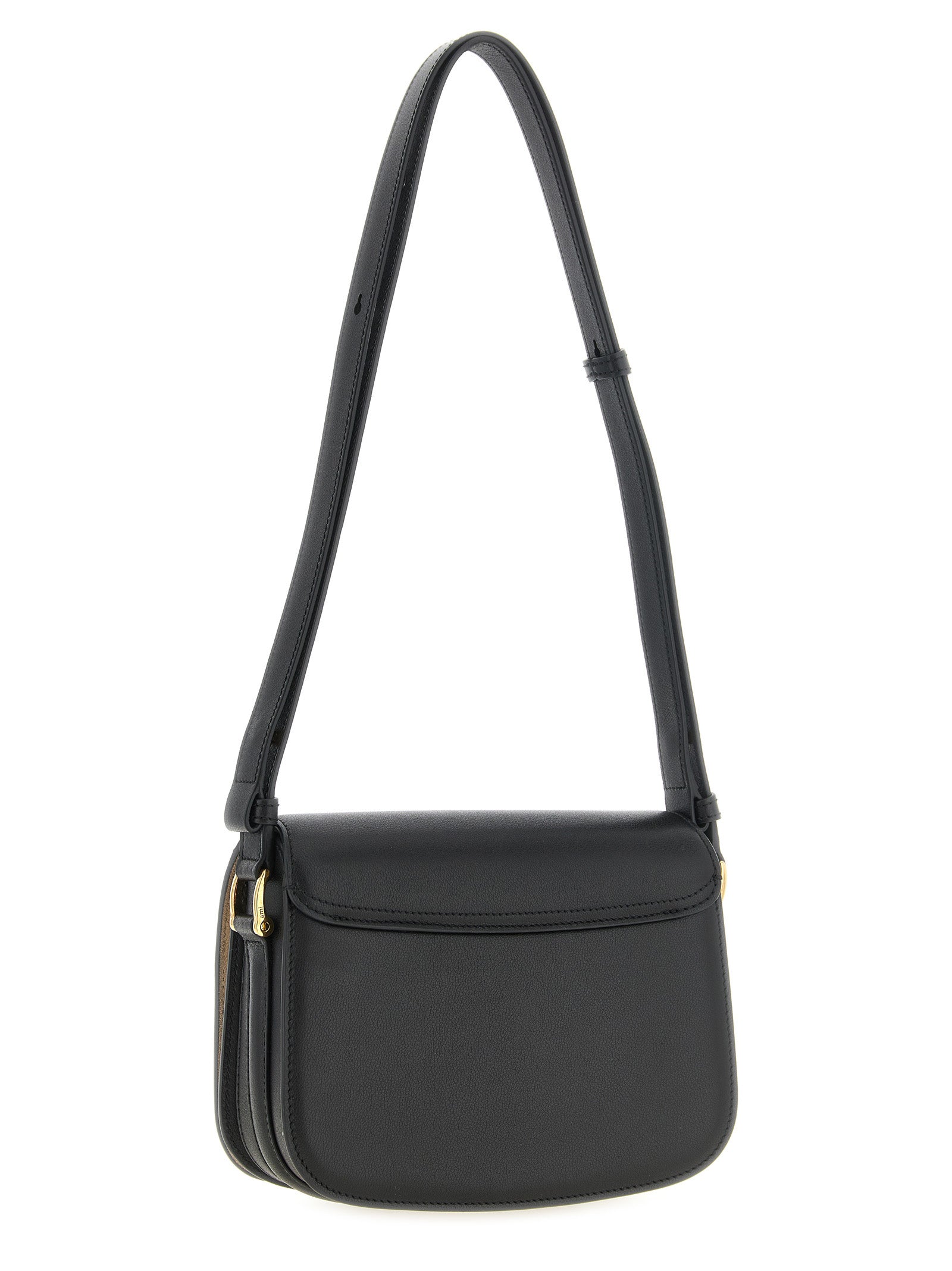 Ami Paris Paris Bag - Black Grained Leather