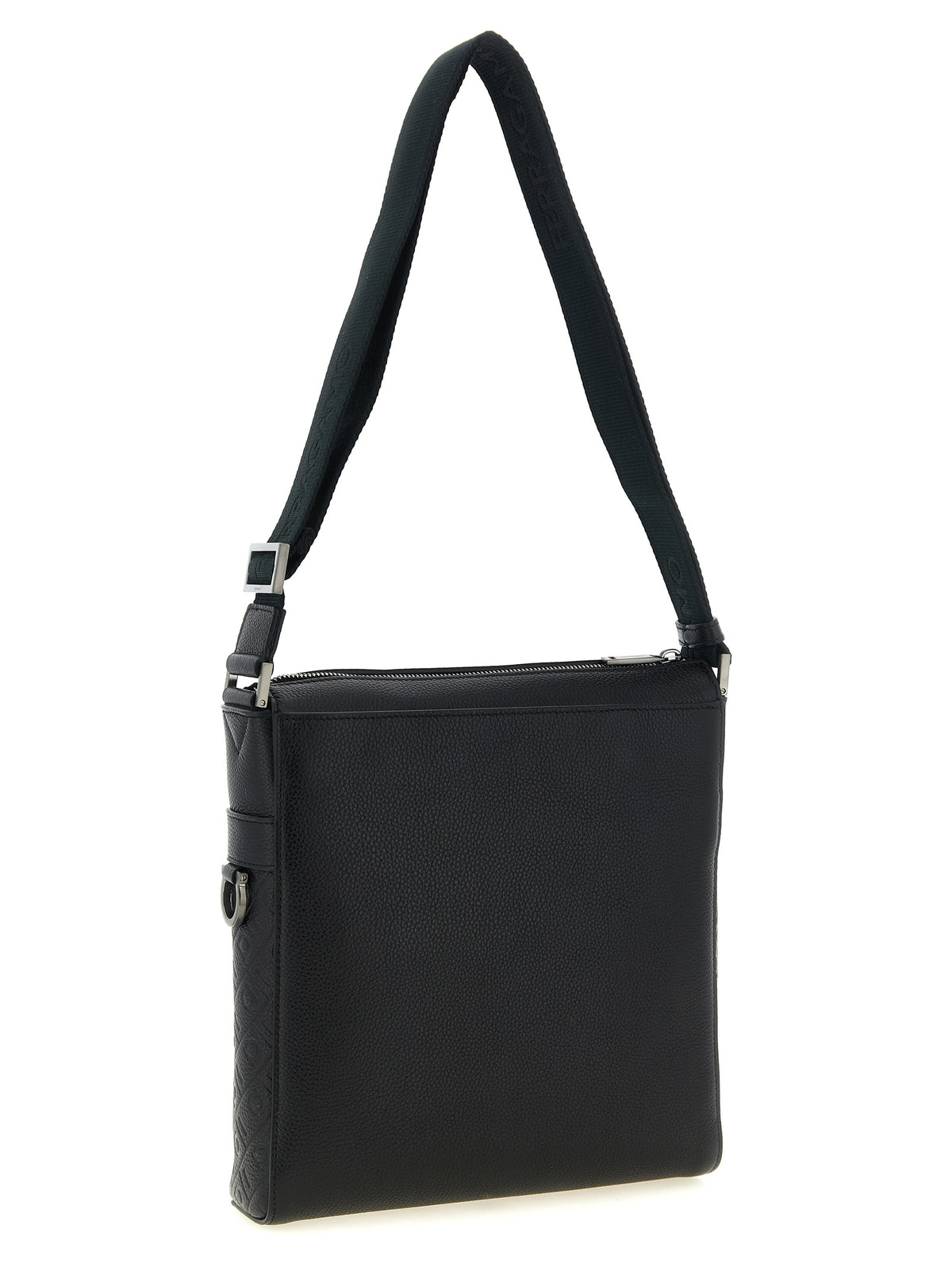 Ferragamo Monogram Messenger Bag - Black