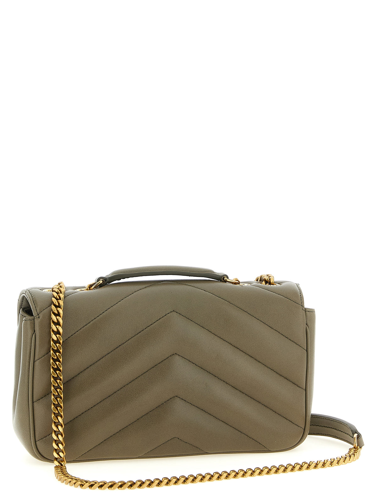 Saint Laurent Loulou Small Shoulder Bag - Strong Moss