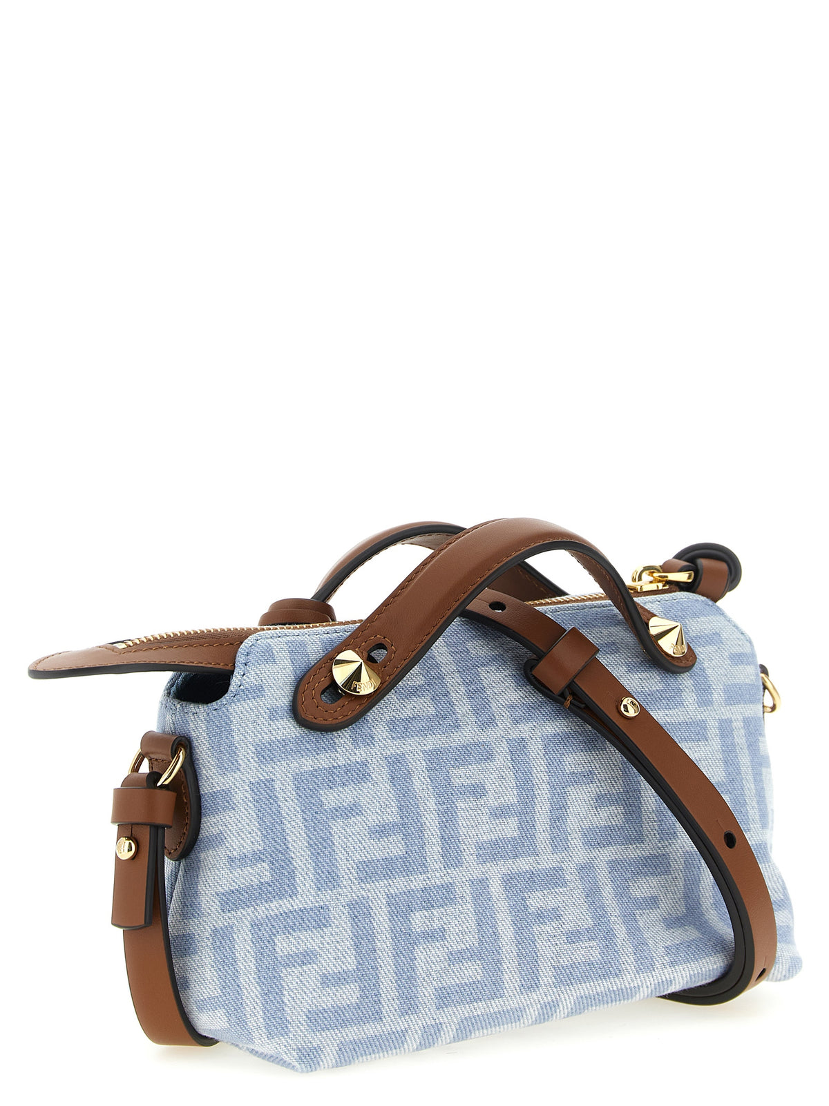 Fendi By The Way Soft Mini Bag - Light Blue FF Denim
