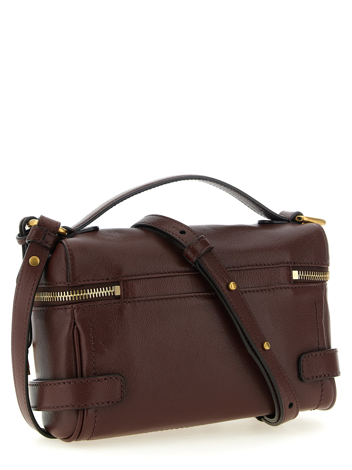 Chloé Paddington Vanity Bag - Crafty Brown Grained Leather
