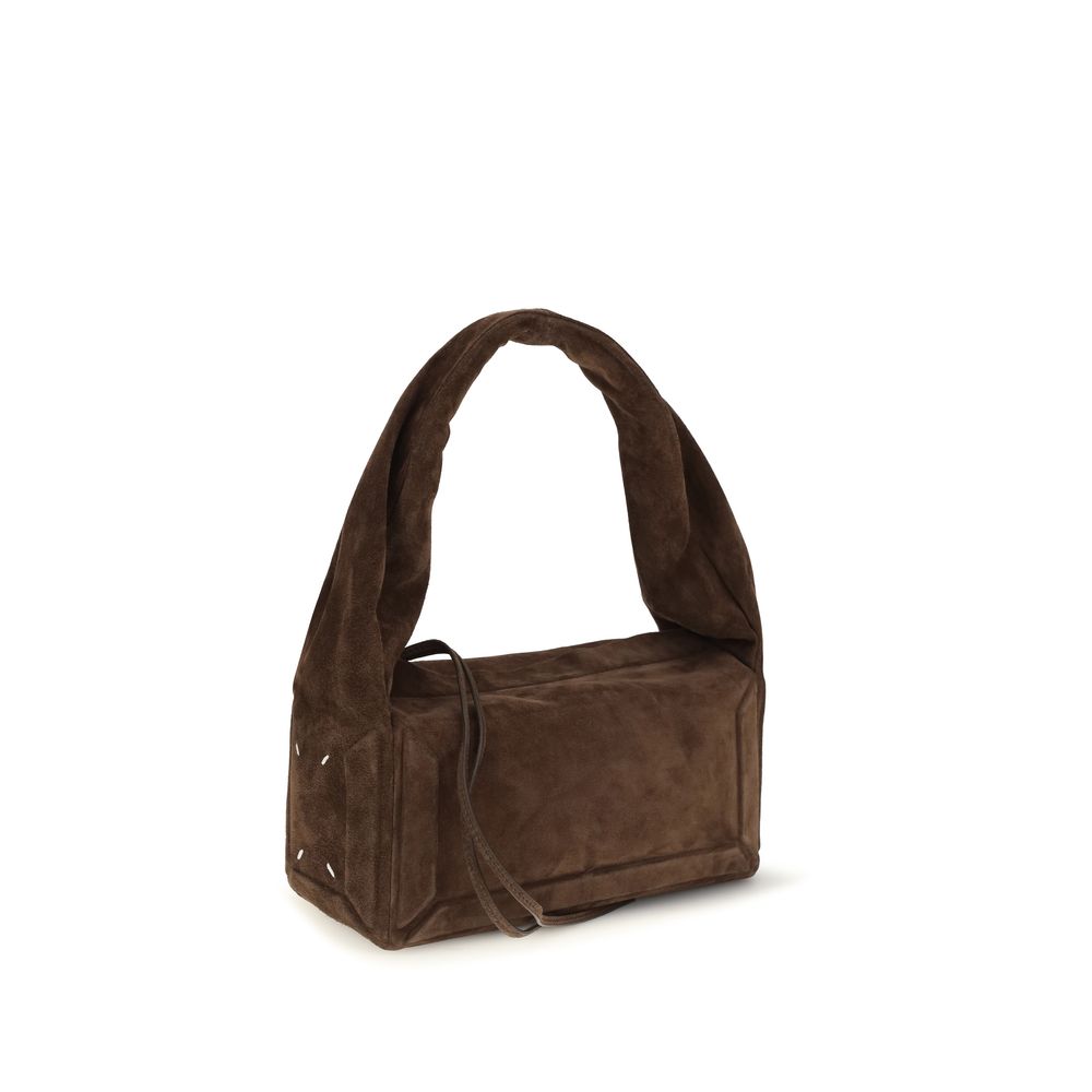 Maison Margiela Box Bag East West Small - Brown Suede