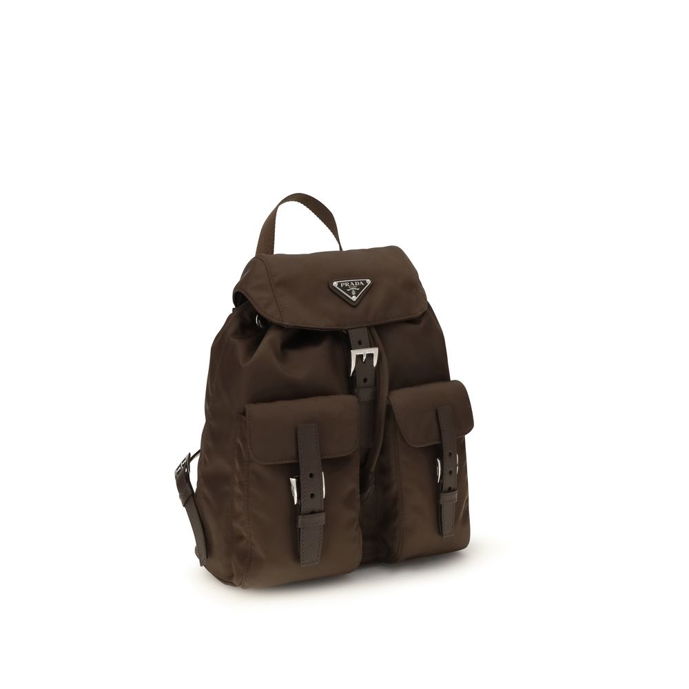 Prada Re-Nylon Backpack Small - Sienna