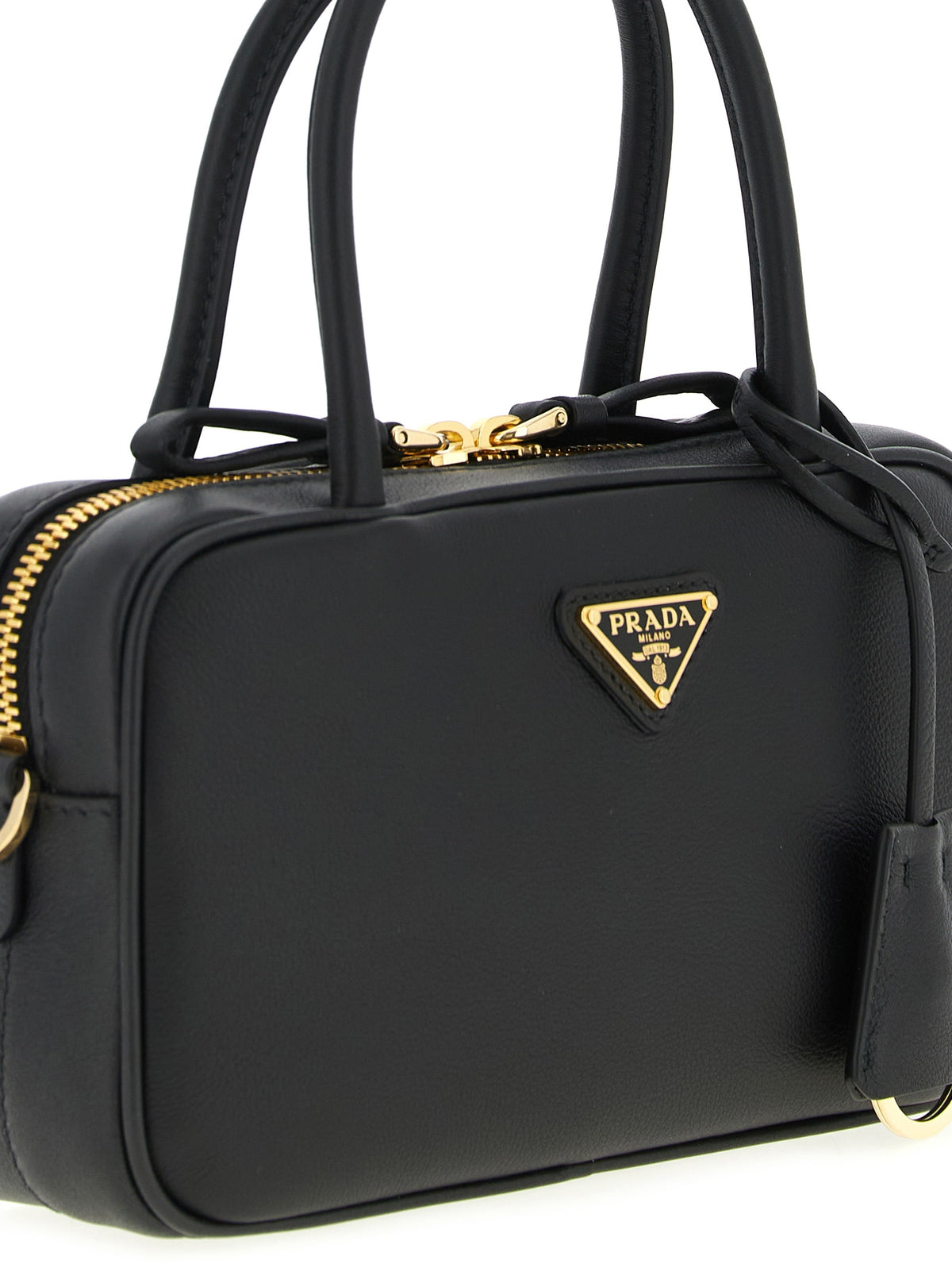 Prada Bauletto Small Handbag - Black