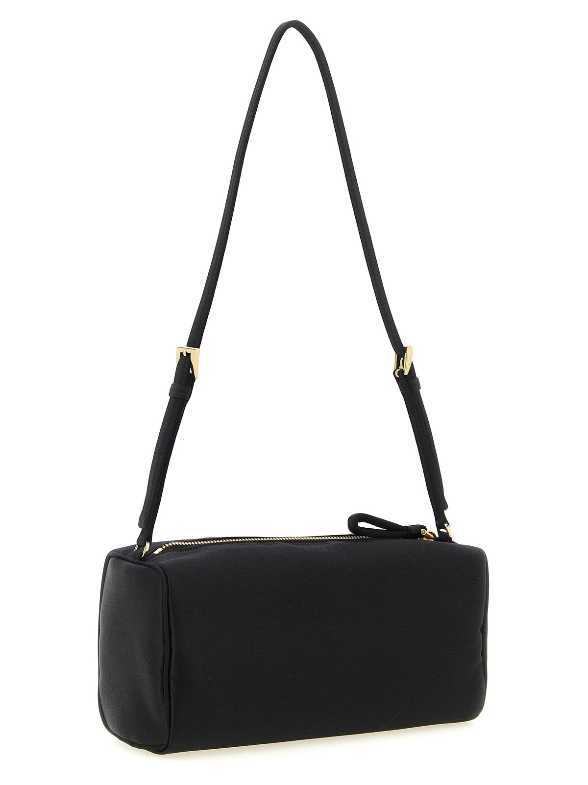 Prada Satin Mini Shoulder Bag - Black