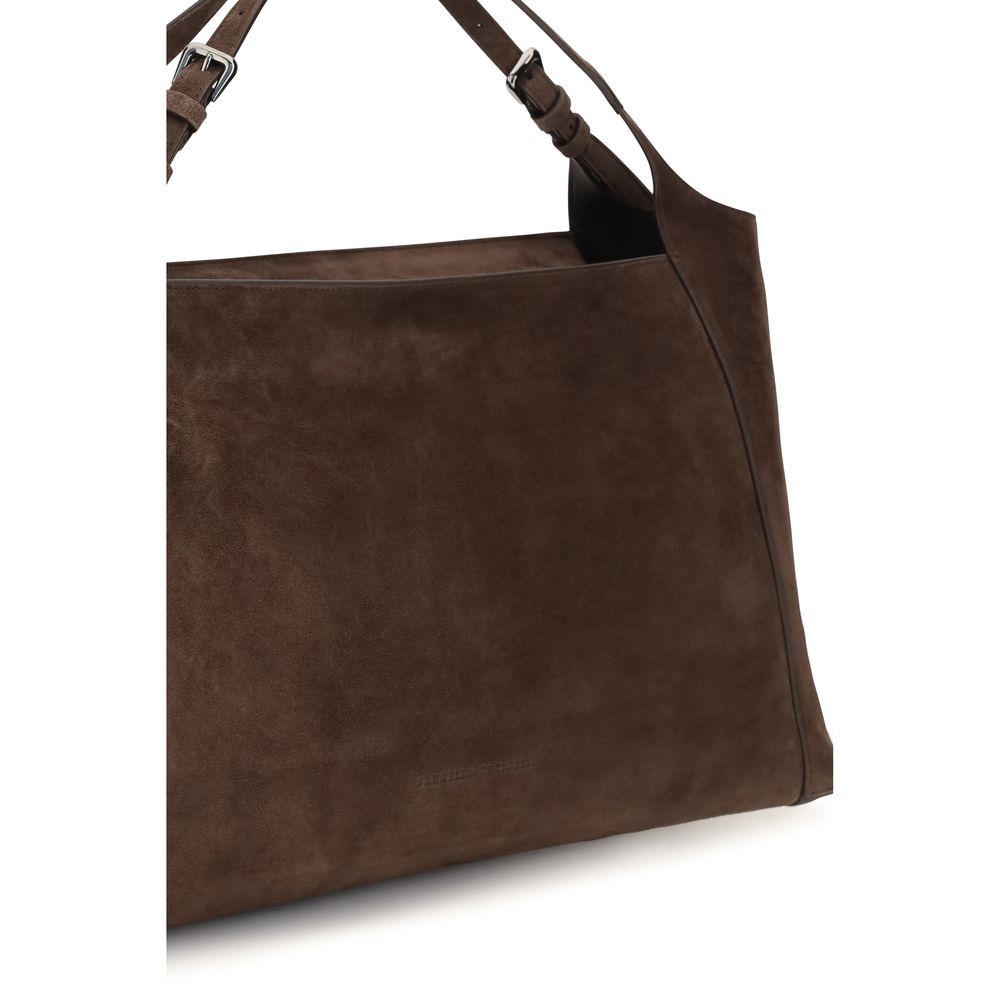 Brunello Cucinelli Sartorial Shopper Bag - Pine Cone Brown Suede