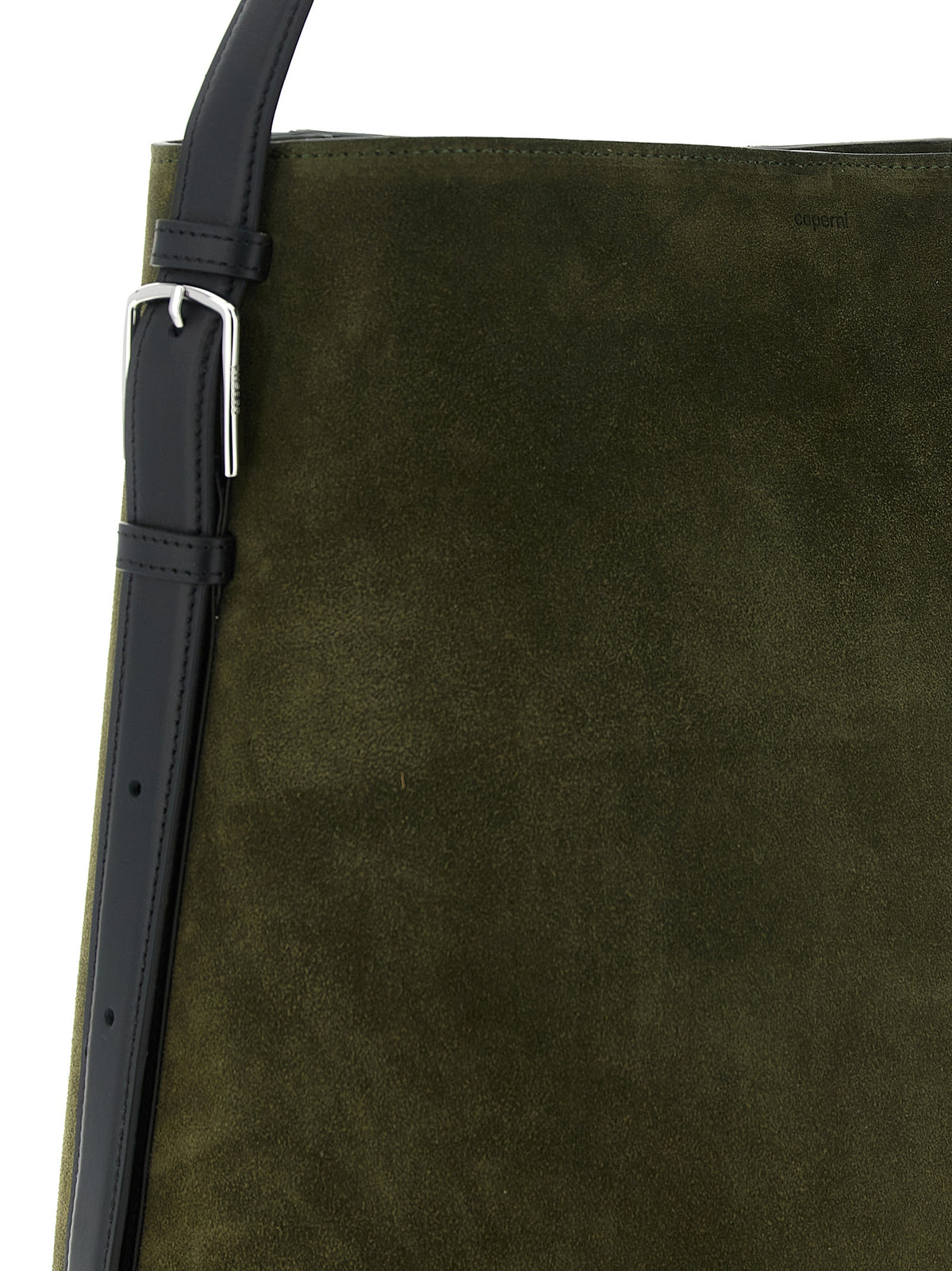 Coperni Ergonomic Bucket Bag - Olive Suede