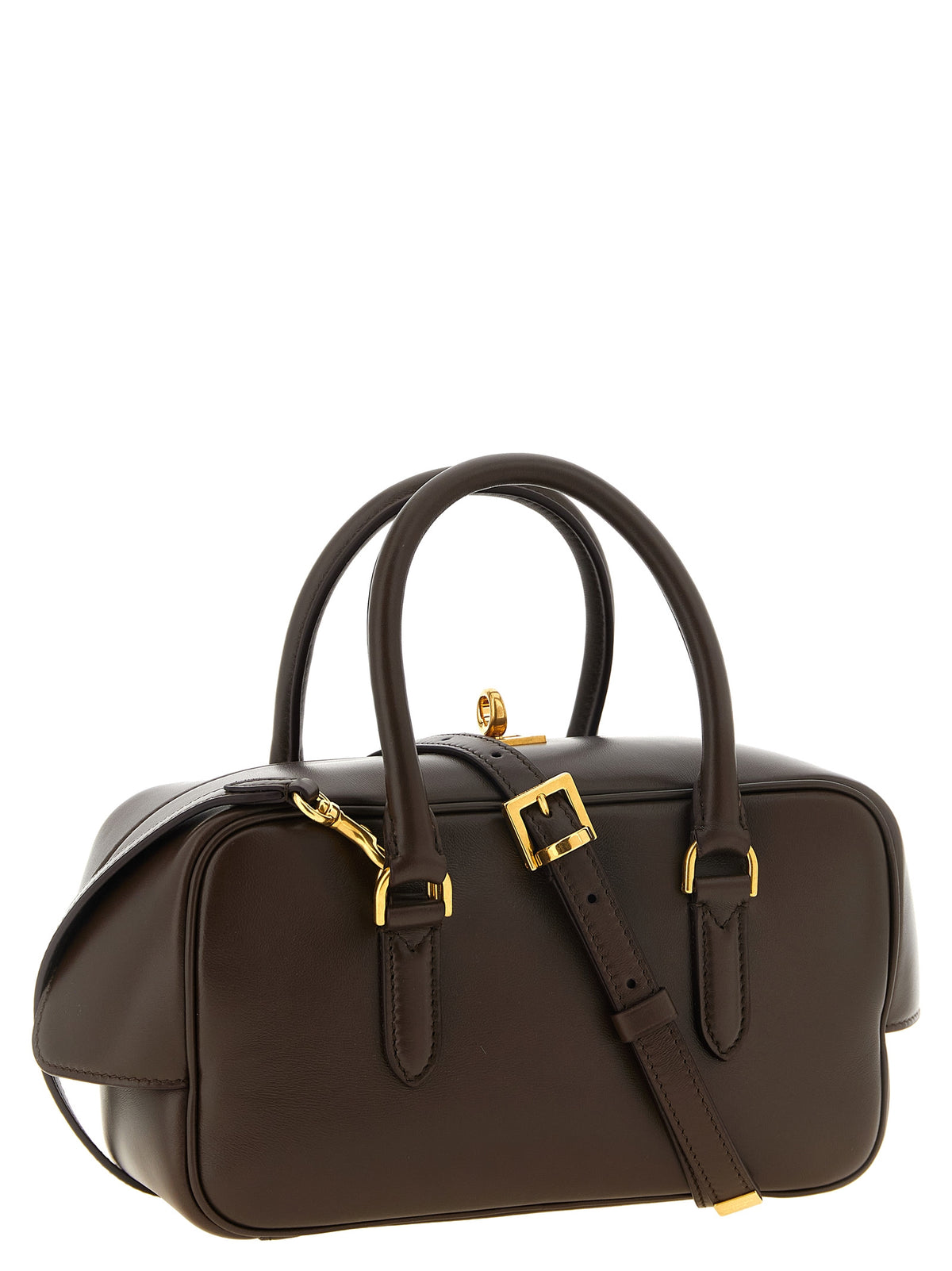 Balenciaga Le 7 Bowling Bag - Muscade Lambskin