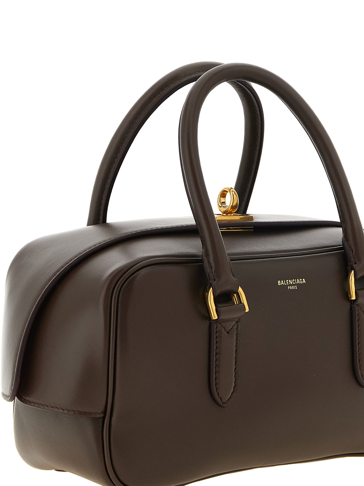 Balenciaga Le 7 Bowling Bag - Muscade Lambskin