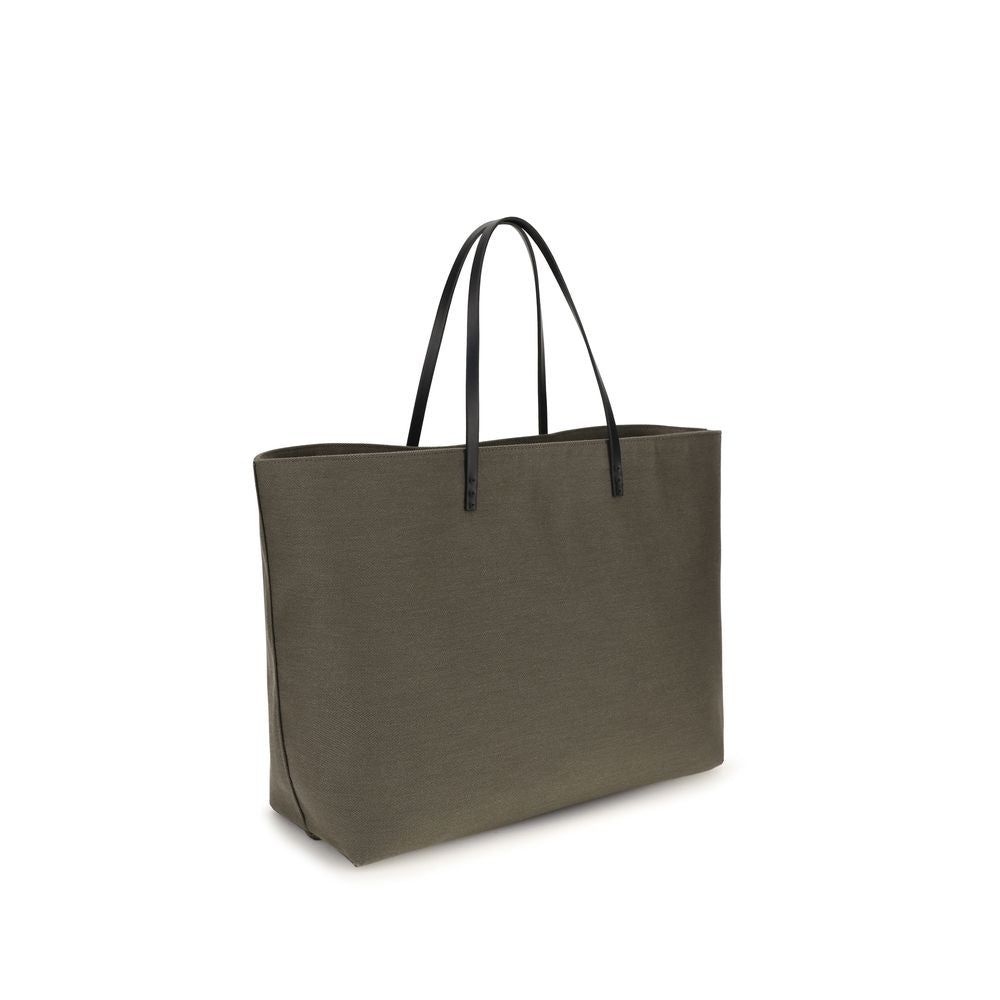 Fendi Roll Large with Stencil Print - Khaki Green Canvas