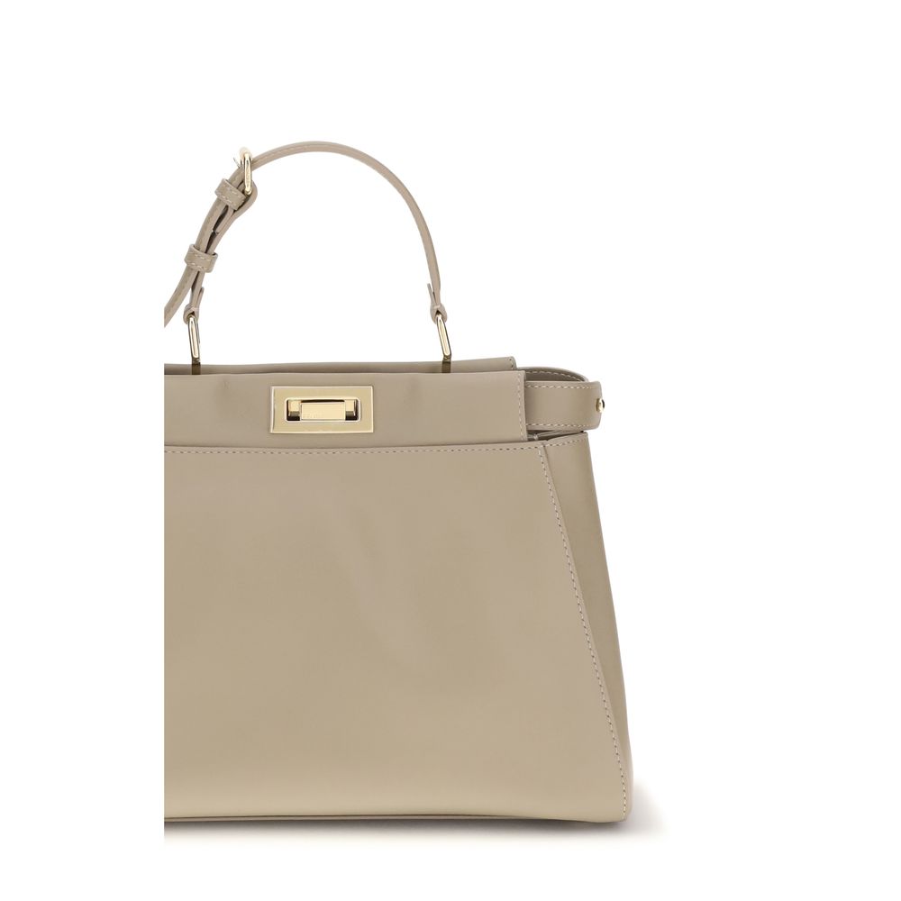 Fendi My Peekaboo® Small Leather Bag - Dove Grey