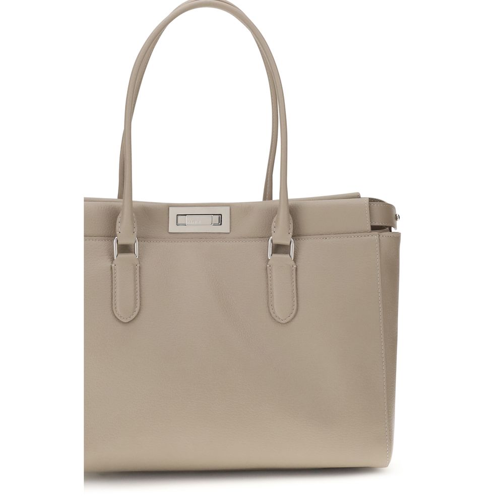 Fendi Peekaboo® Tote Small Bag - Dove Grey