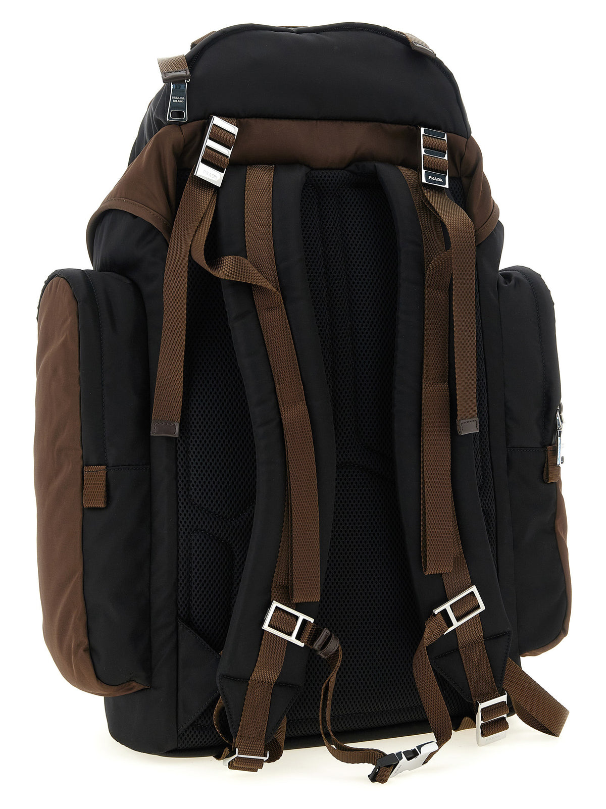 Prada Re-Nylon Backpack - Black & Burnt