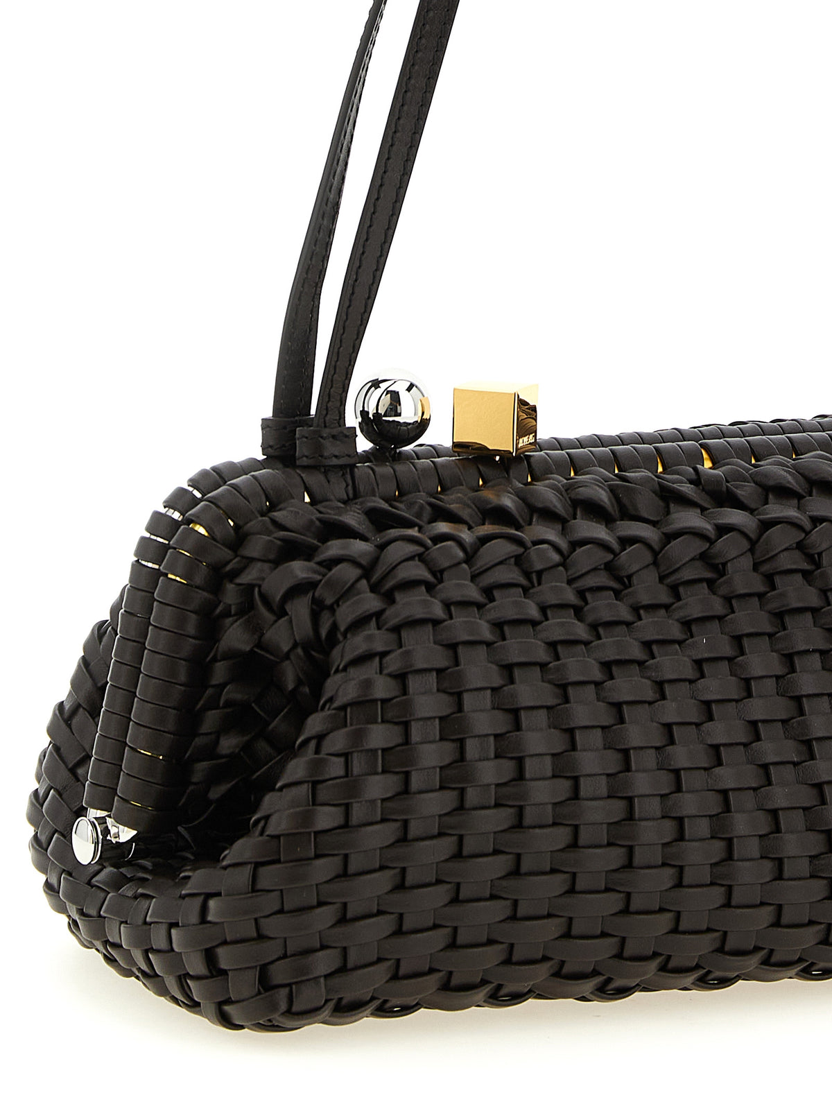 Jacquemus La Grande Pochette Salon - Black Leather