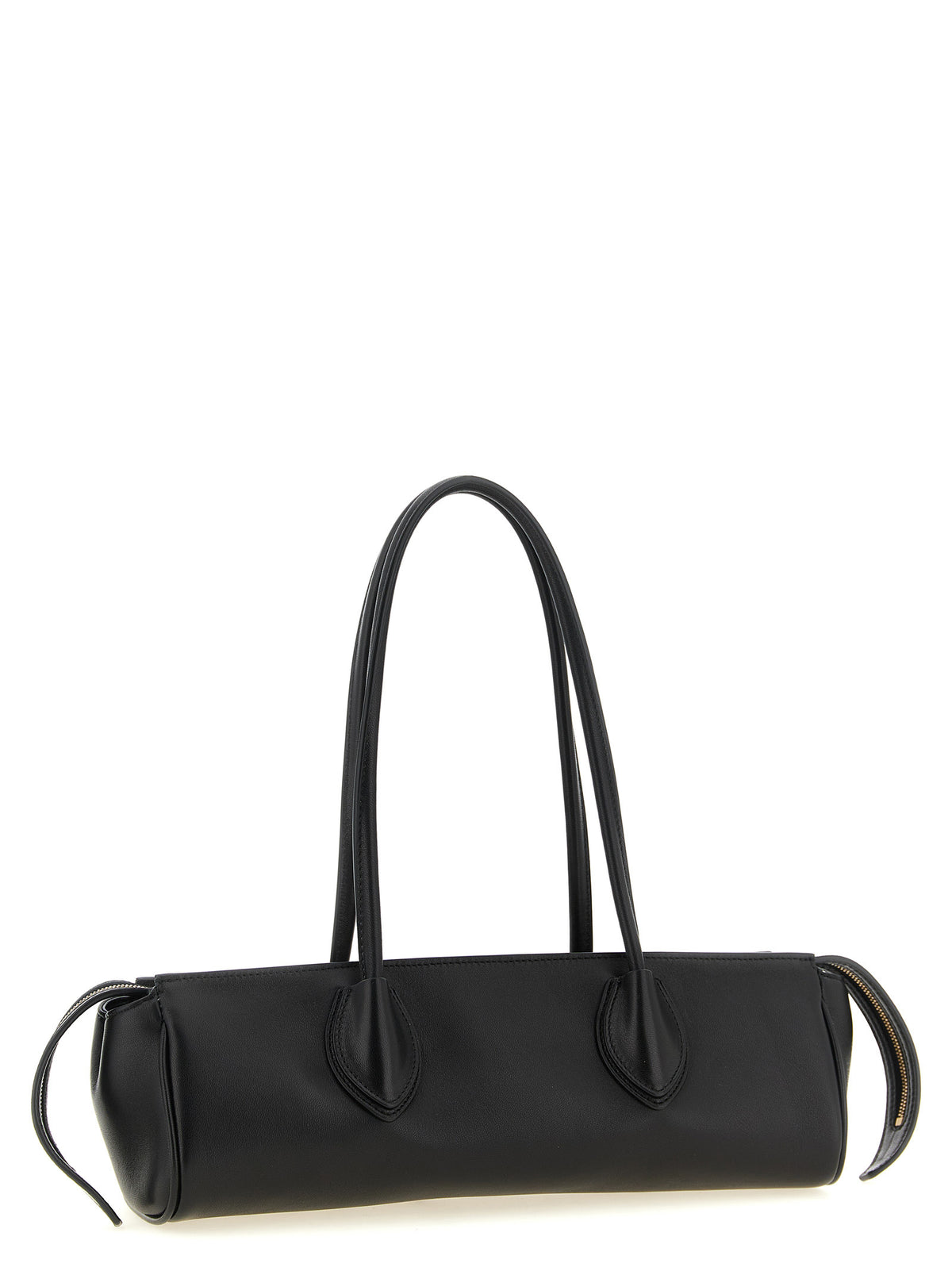 Khaite Donna Shoulder Bag - Black Nappa Lambskin