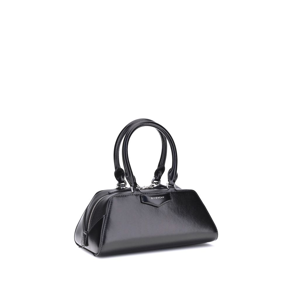 Givenchy Mini Antigona East-West Bag - Black Box Leather
