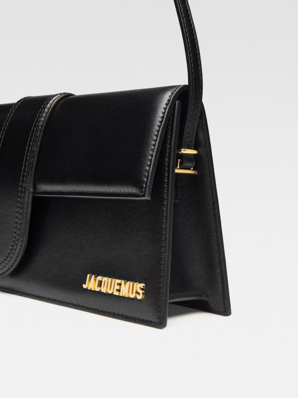 Jacquemus Le Grand Bambino Long Flap Bag - Classic Black