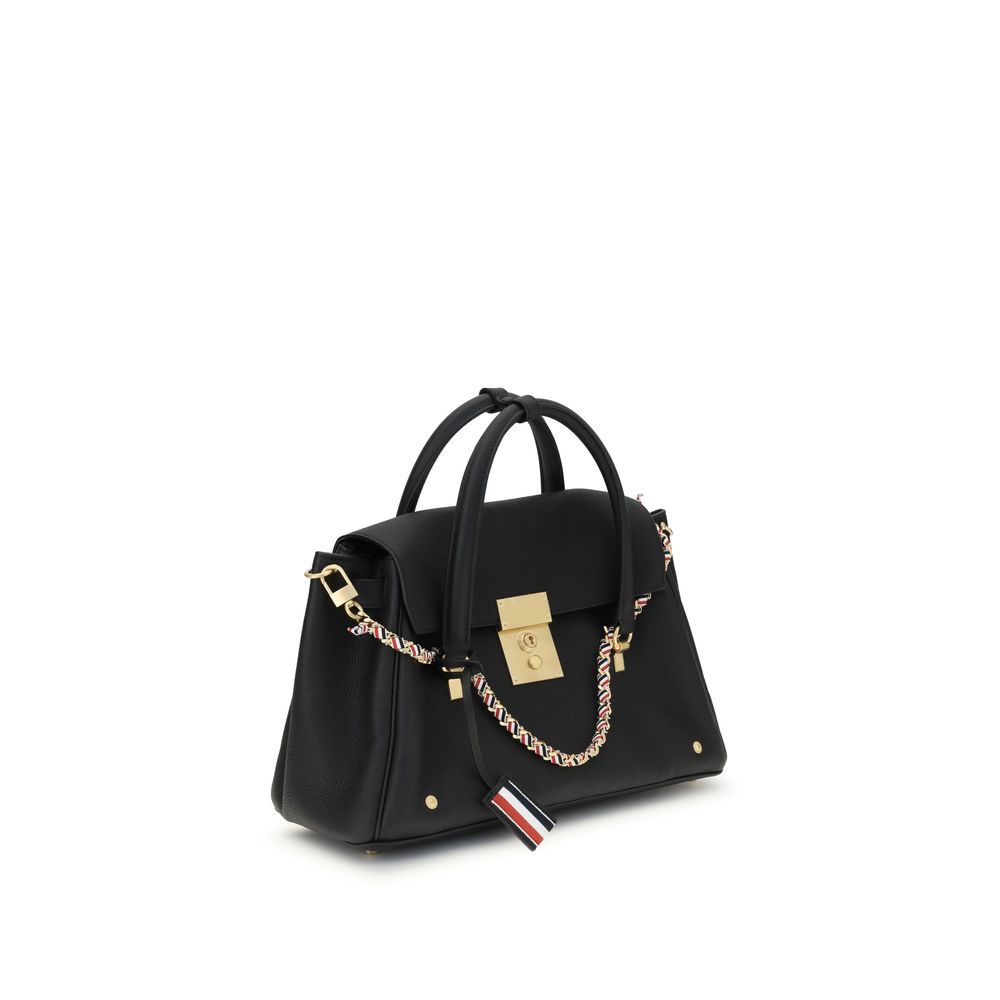 Thom Browne Bolton Bag Soft Pebble Grain Leather - Black