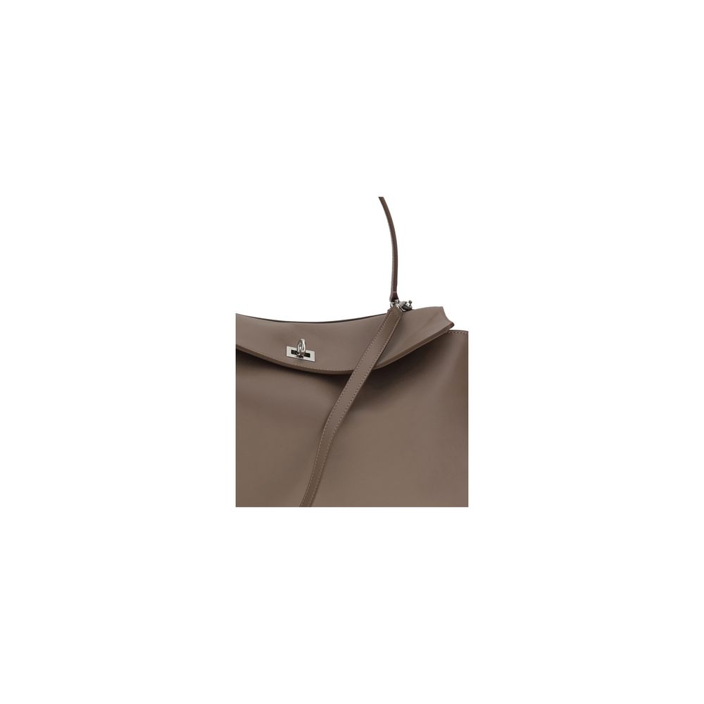 Balenciaga Rodeo Handbag Medium - Taupe Smooth Calfskin