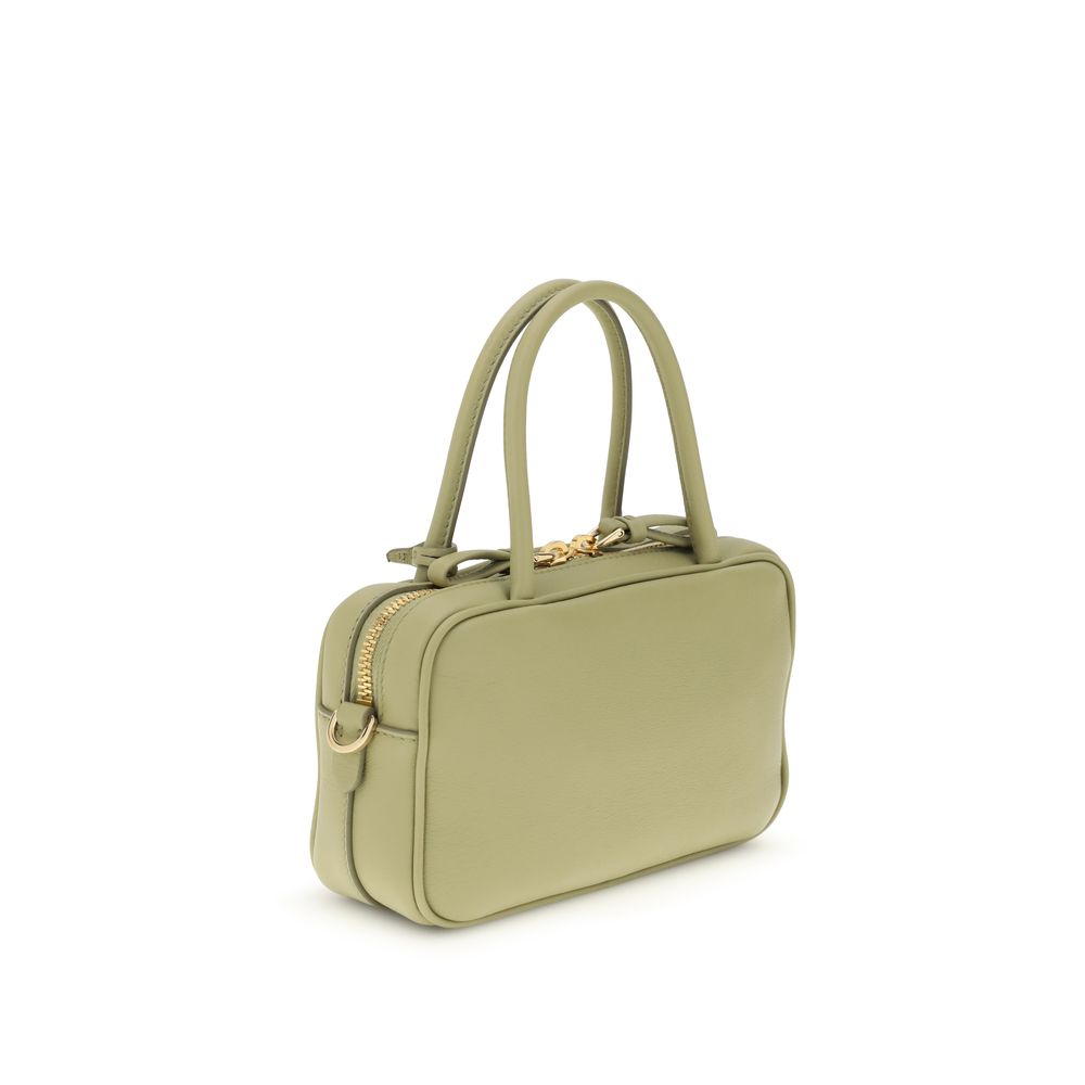 Prada Calf Leather Mini Handbag - Sage Green