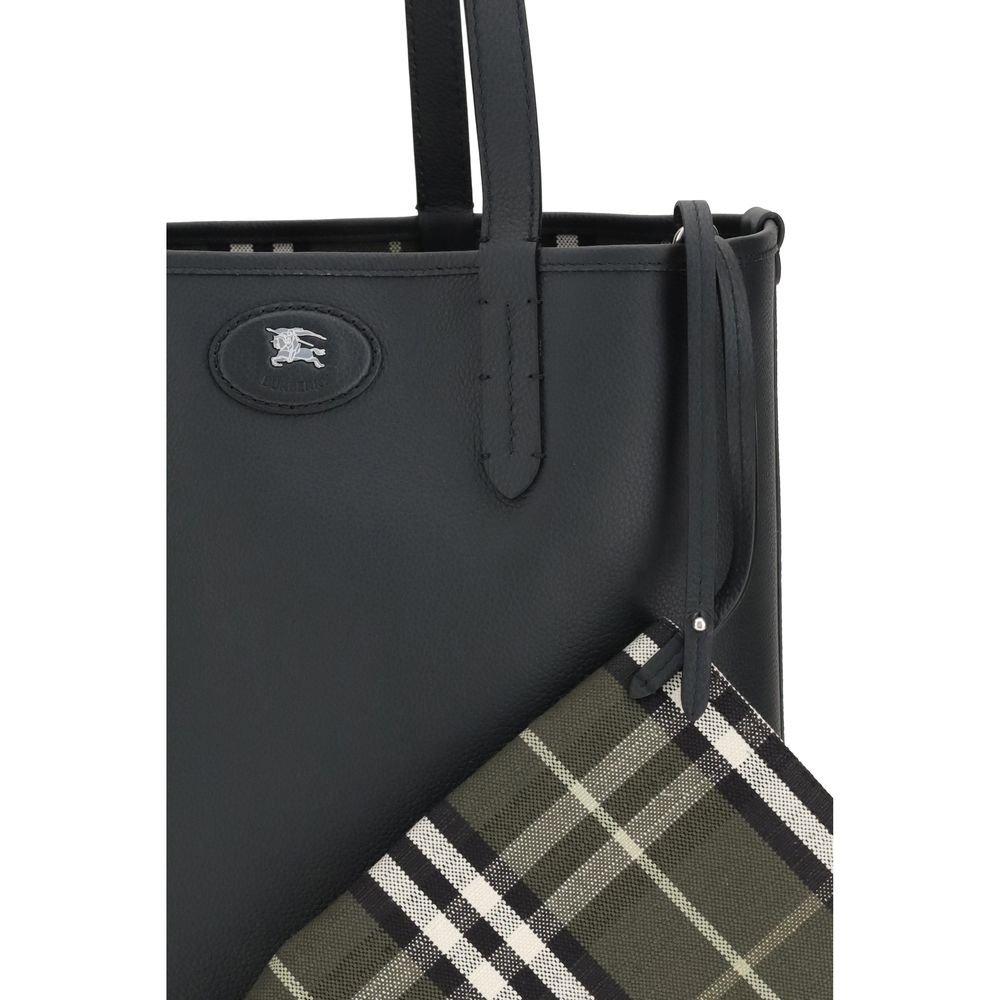 Burberry Bloomsbury Tote Bag - Thicket Green & Slate Gray