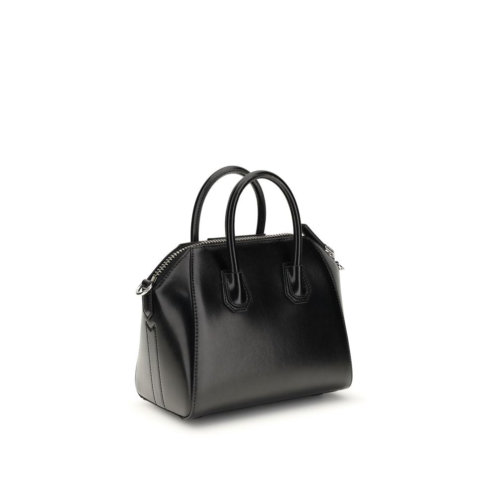Givenchy Mini Antigona Bag - Black Box Leather