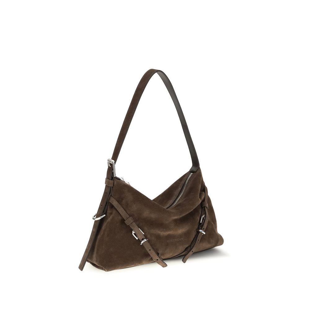 Givenchy Mini Voyou Bag - Dark Brown Suede