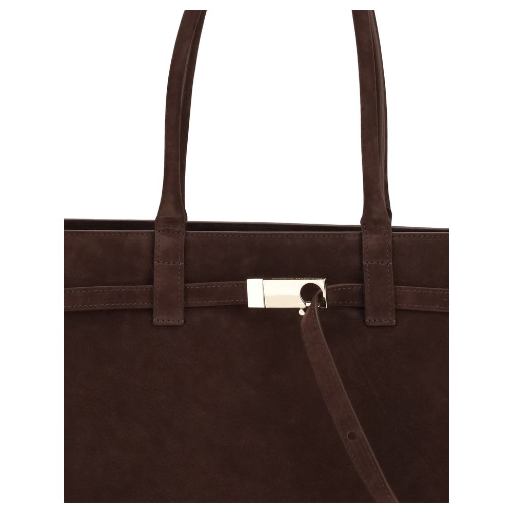 Benedetta Bruzziches Mame Weekend Suede Shoulder Bag - Mulled Wine