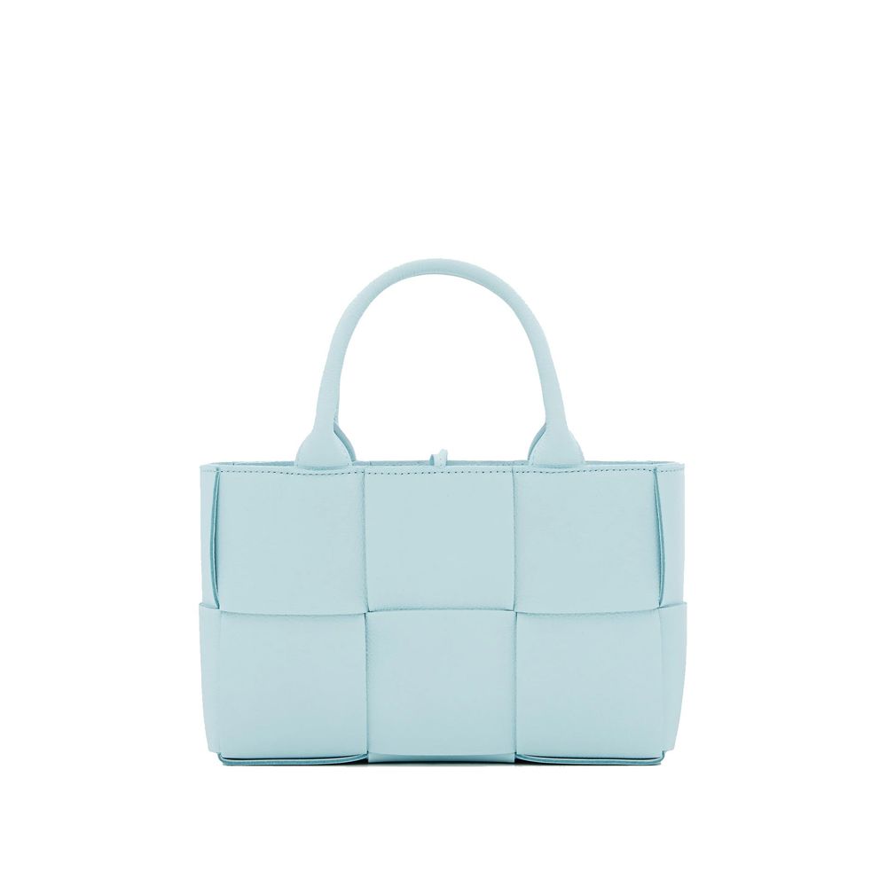 Bottega Veneta Mini Arco Tote in Light Blue from The Exclusive Line Singapore.