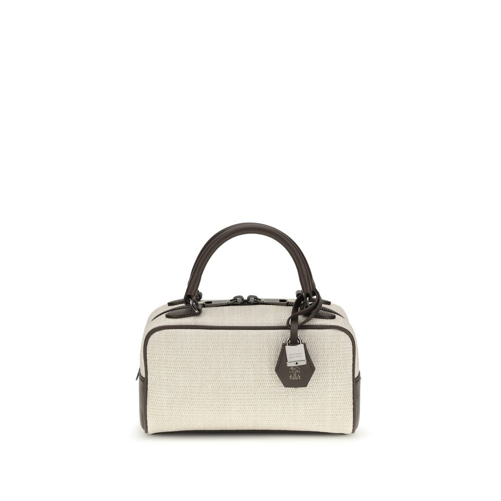 Brunello Cucinelli Explorer Small Boston Bag - Rope from The Exclusive Line Singapore.
