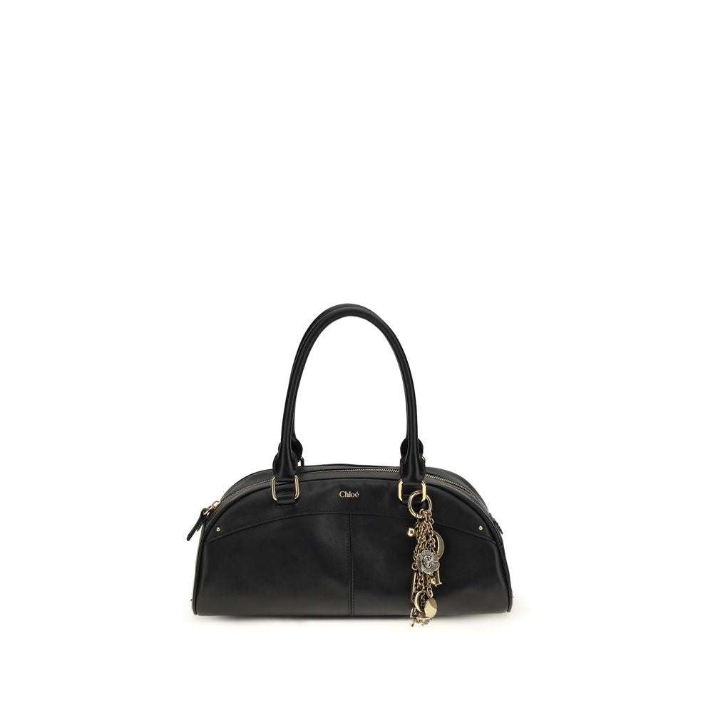 Chloé Bowling Bag - Black Smooth Calfskin from The Exclusive Line Singapore.