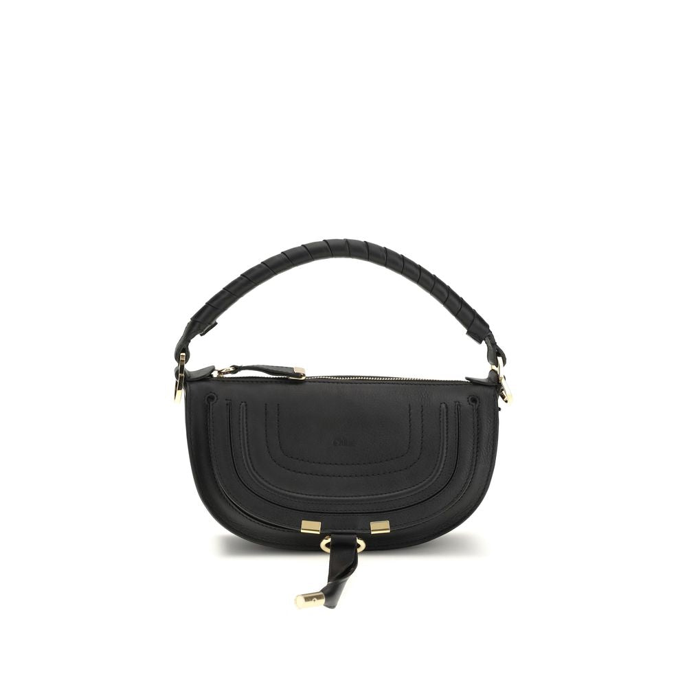 Chloé Mini Marcie Shoulder Bag - Black from The Exclusive Line Singapore.