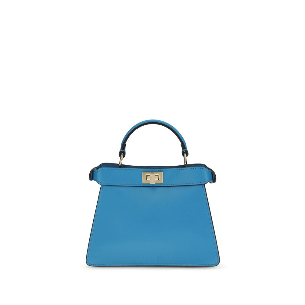 Fendi Peekaboo ISeeU Petite - Aquamarine Blue from The Exclusive Line Singapore.