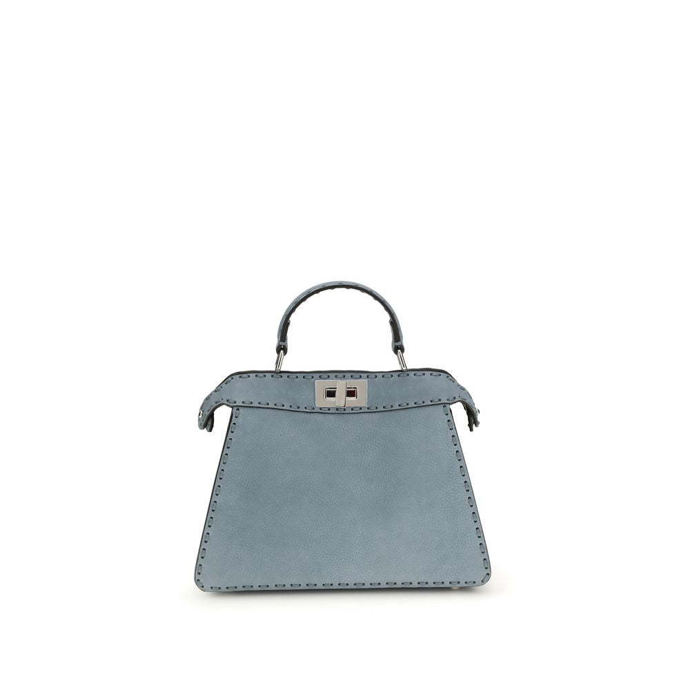 Fendi Peekaboo ISeeU Small in Mercury Blue Nubuck from The Exclusive Line Singapore.