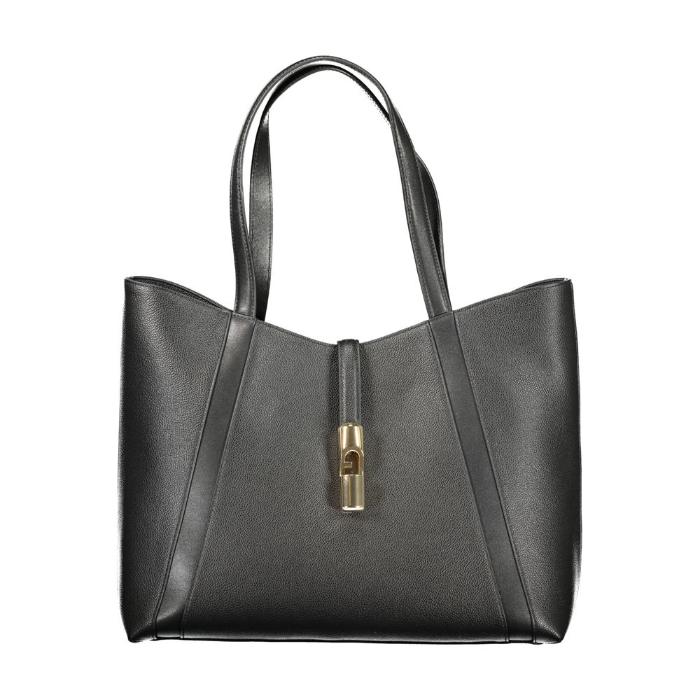 Furla Goccia Tote Large - Black from The Exclusive Line Singapore.