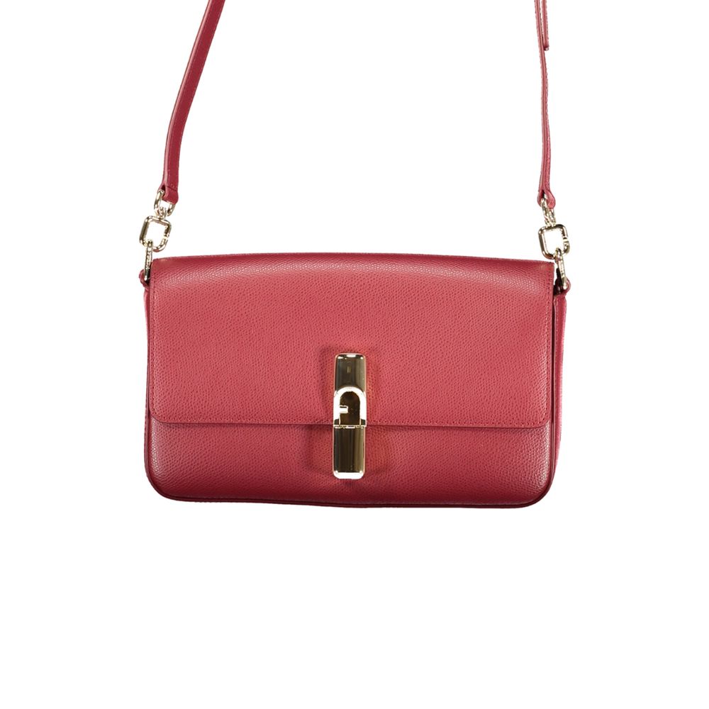 Furla Iride Crossbody Small - Rosso from The Exclusive Line Singapore.
