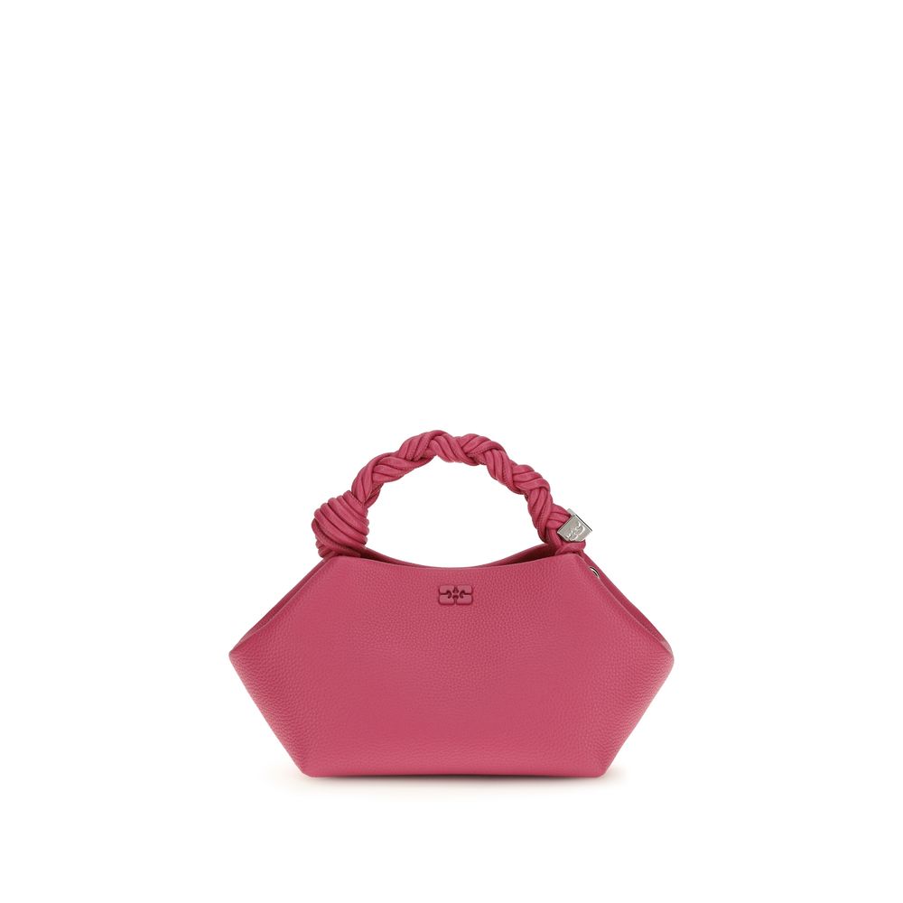 Ganni Bou Bag Small - Pink from The Exclusive Line Singapore.