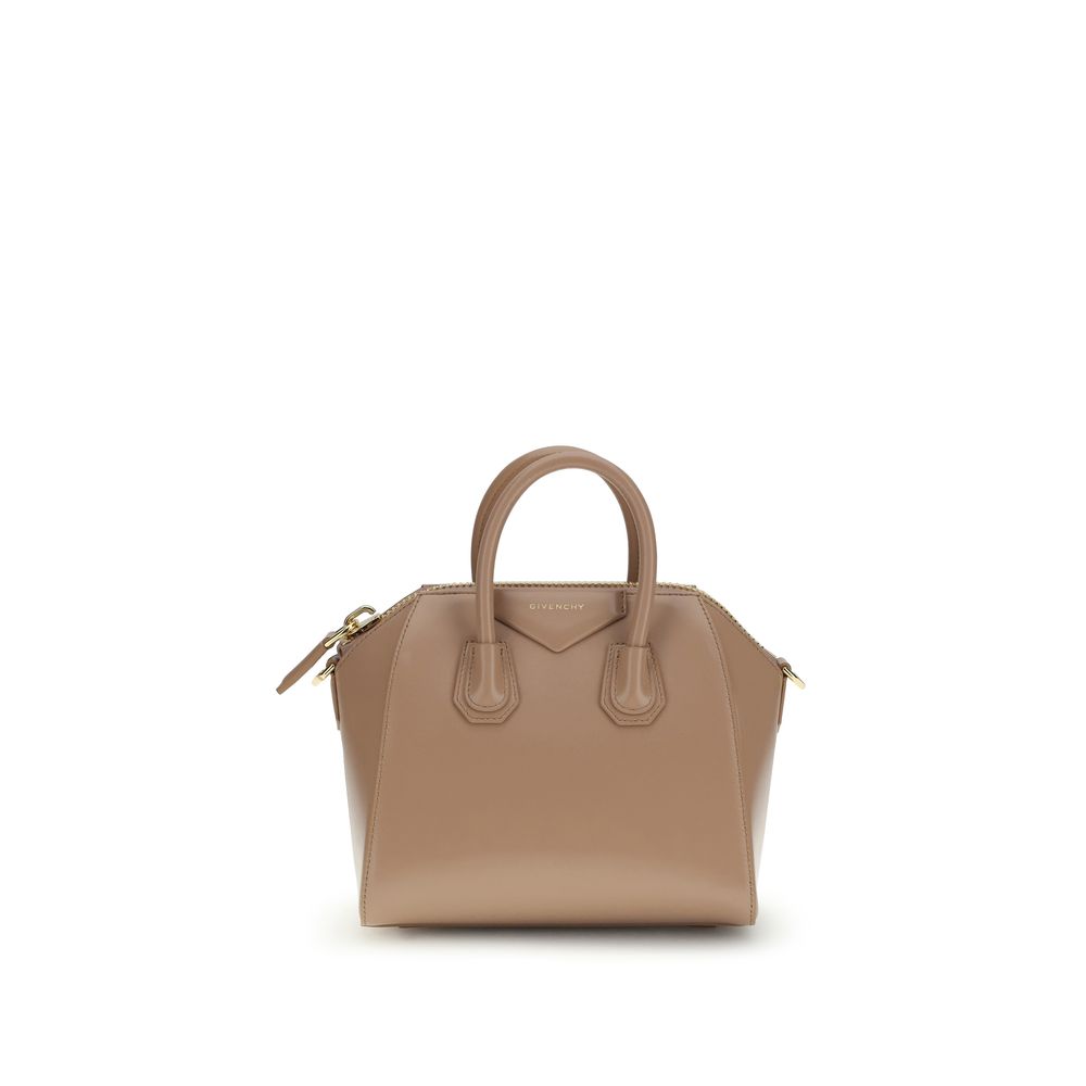 Givenchy Mini Antigona Bag in Beige Box Leather from The Exclusive Line Singapore.