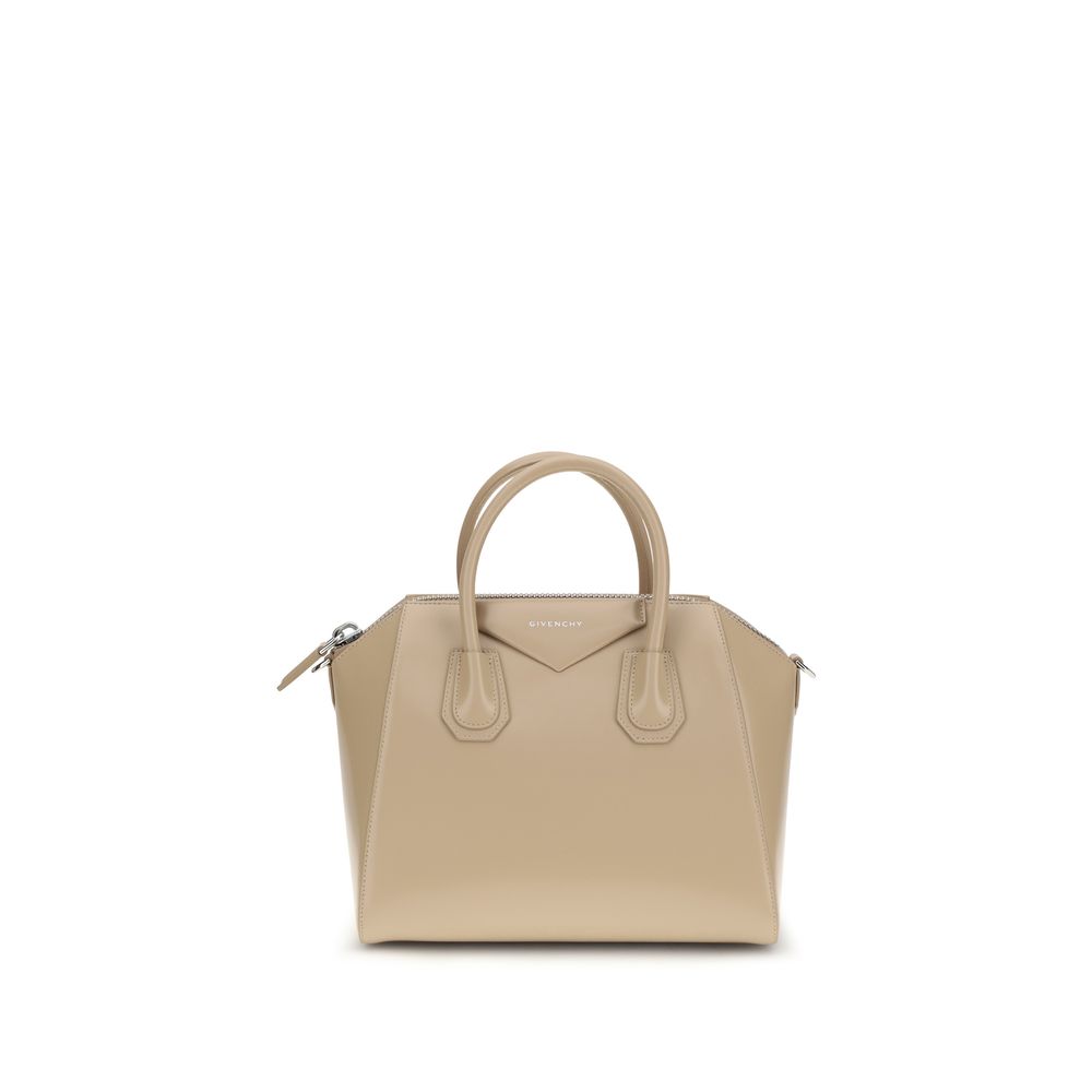 Givenchy Small Antigona Bag - Beige Box Leather from The Exclusive Line Singapore.